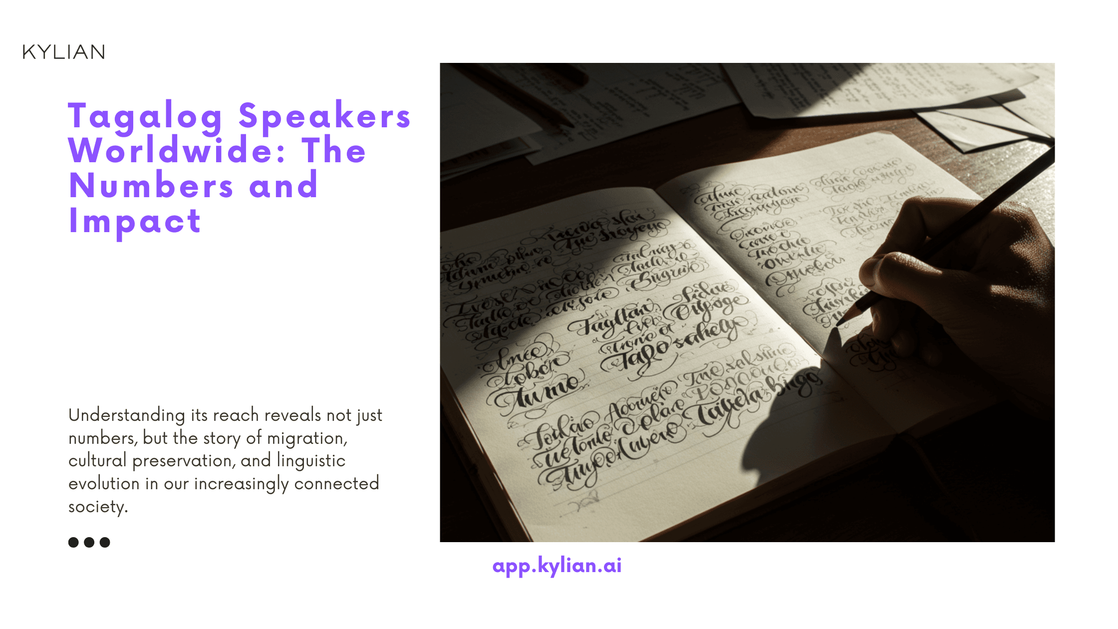 Tagalog Speakers Worldwide: The Numbers and Impact