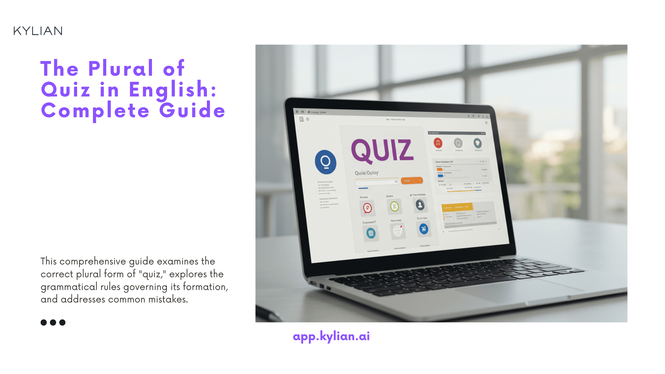 The Plural of Quiz in English: Complete Guide