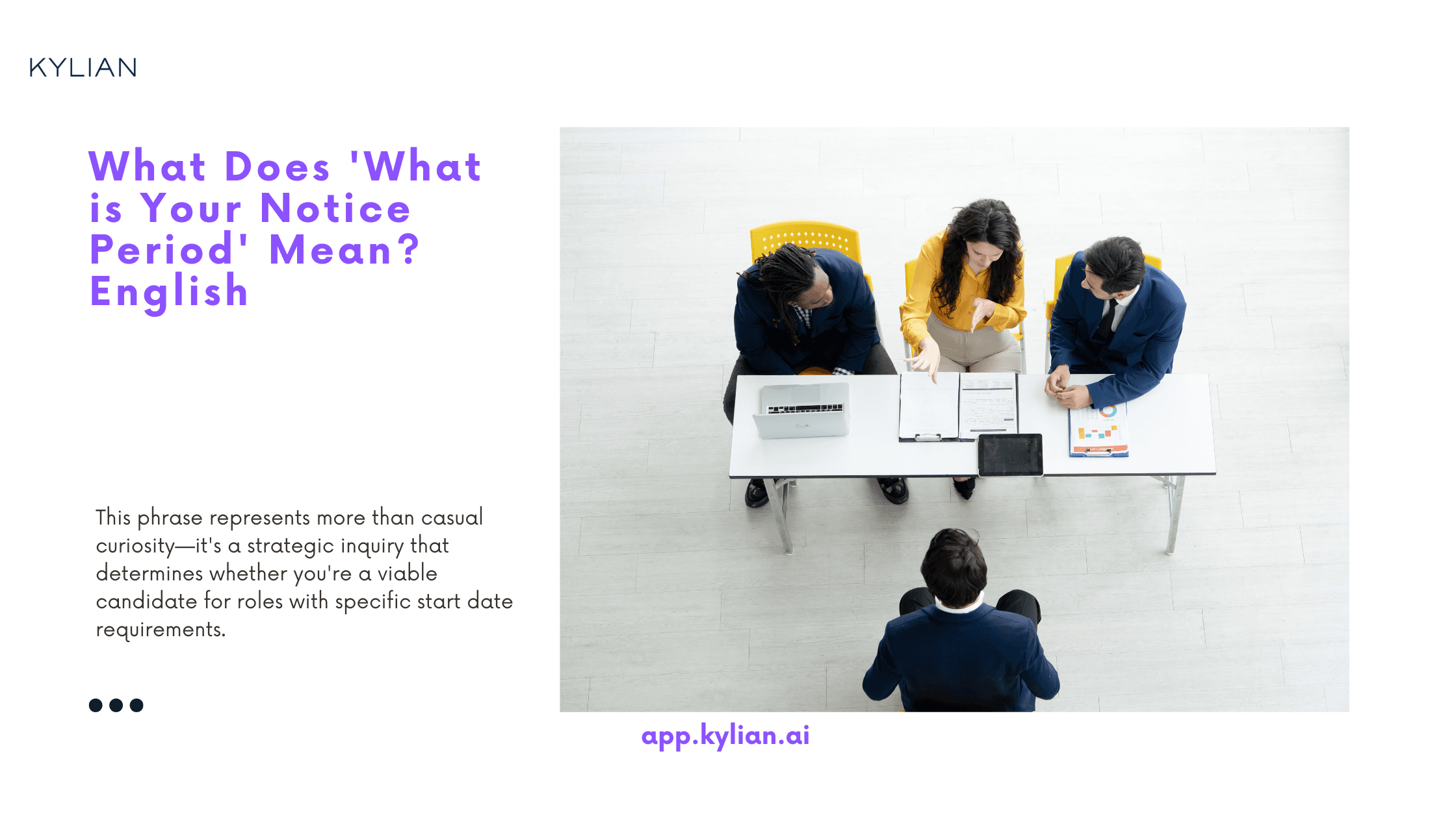 What Does 'What is Your Notice Period' Mean? English