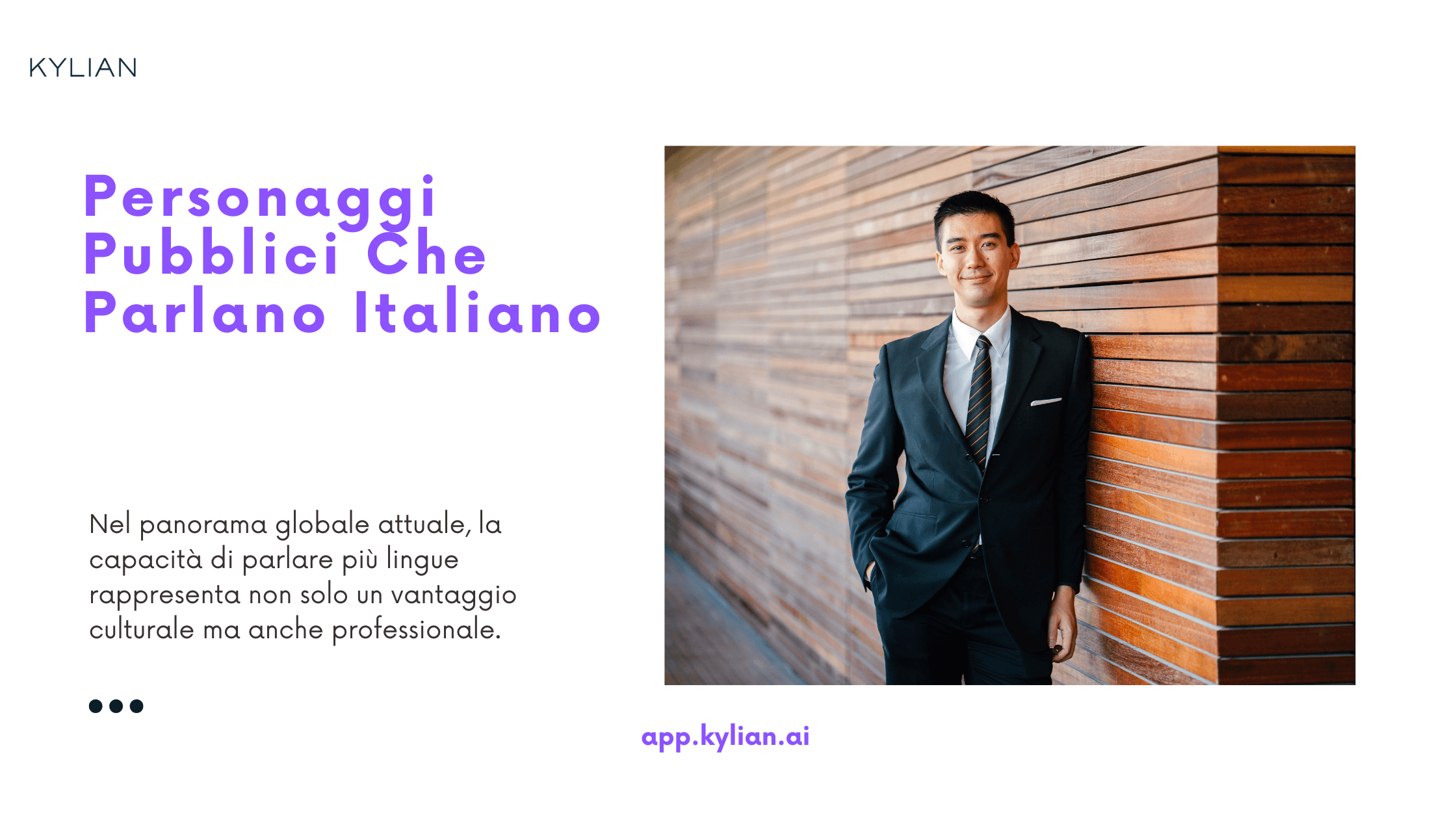 Personaggi Pubblici Che Parlano Italiano