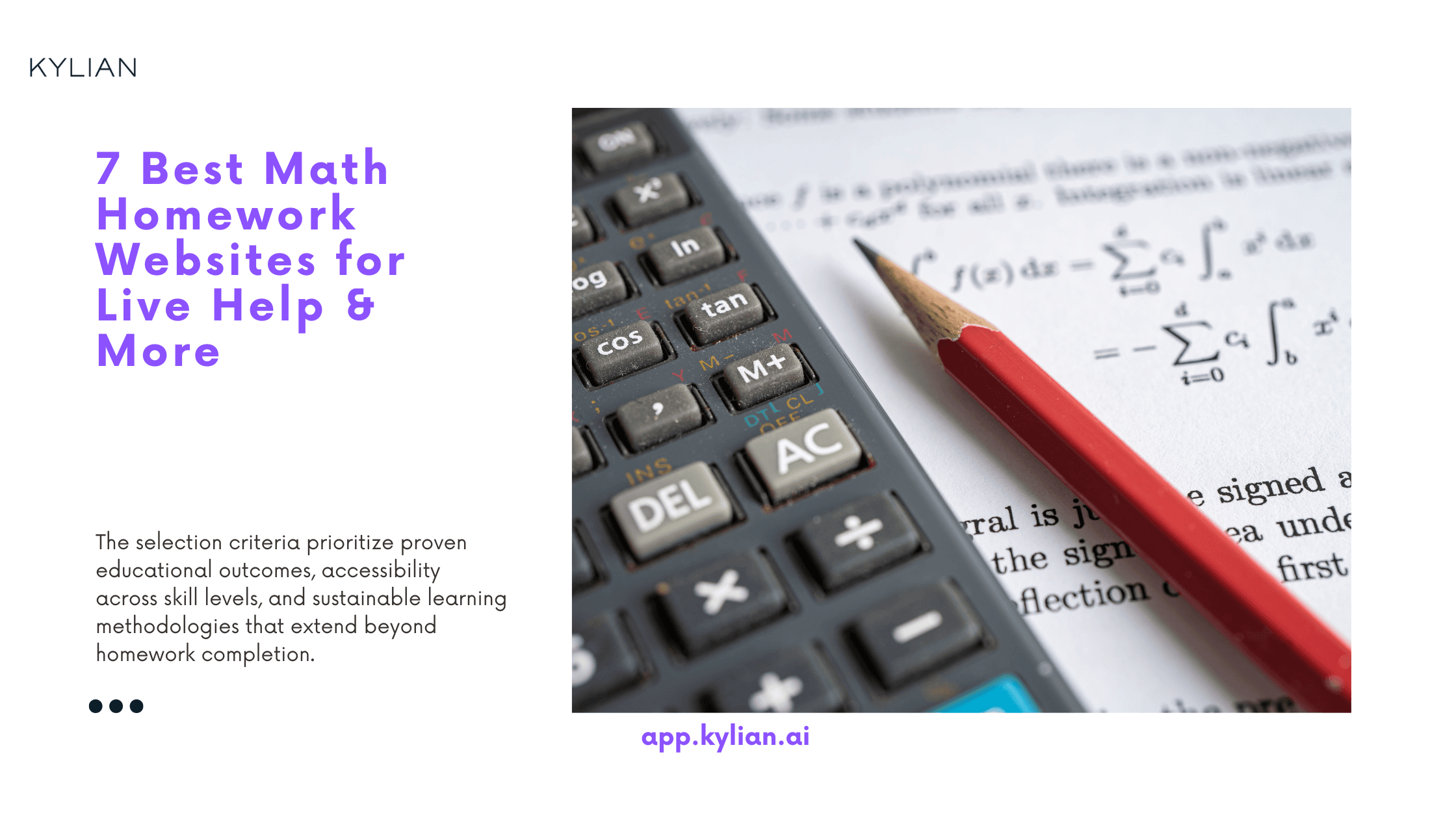7 Best Math Homework Websites for Live Help & More