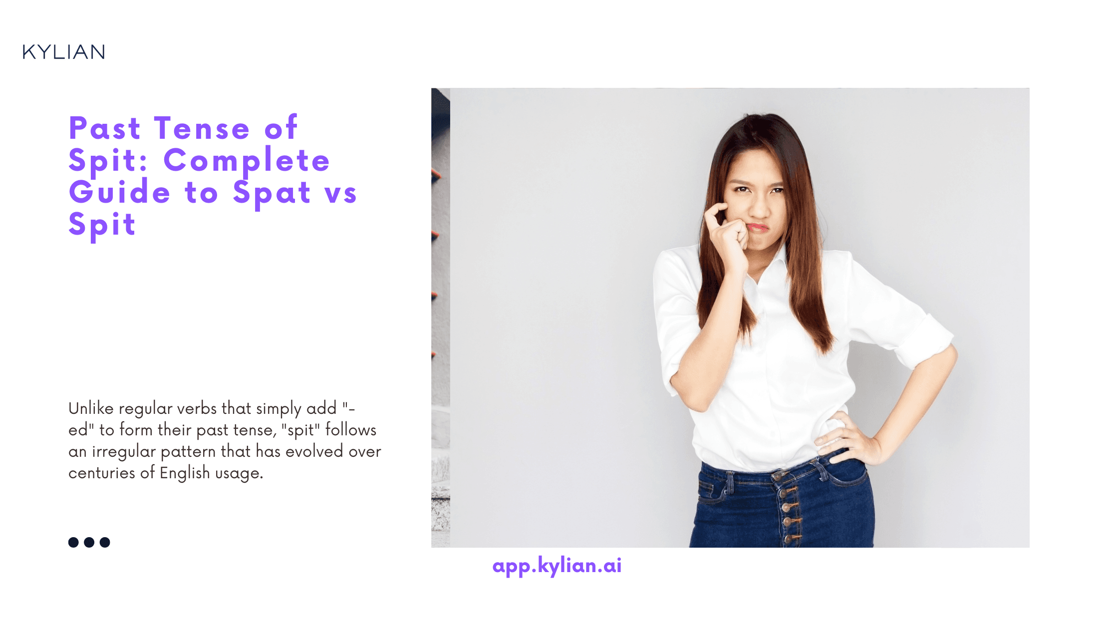 Past Tense of Spit: Complete Guide to Spat vs Spit