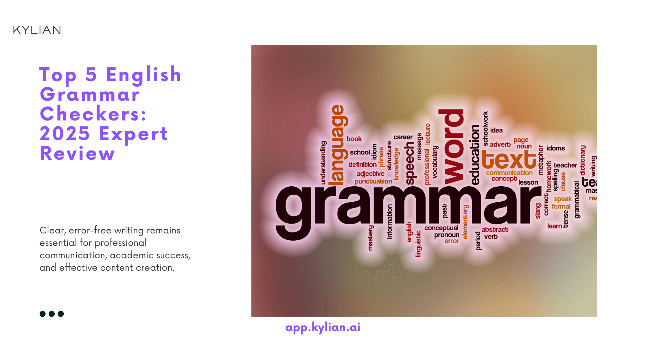 Top 5 English Grammar Checkers: 2025 Expert Review