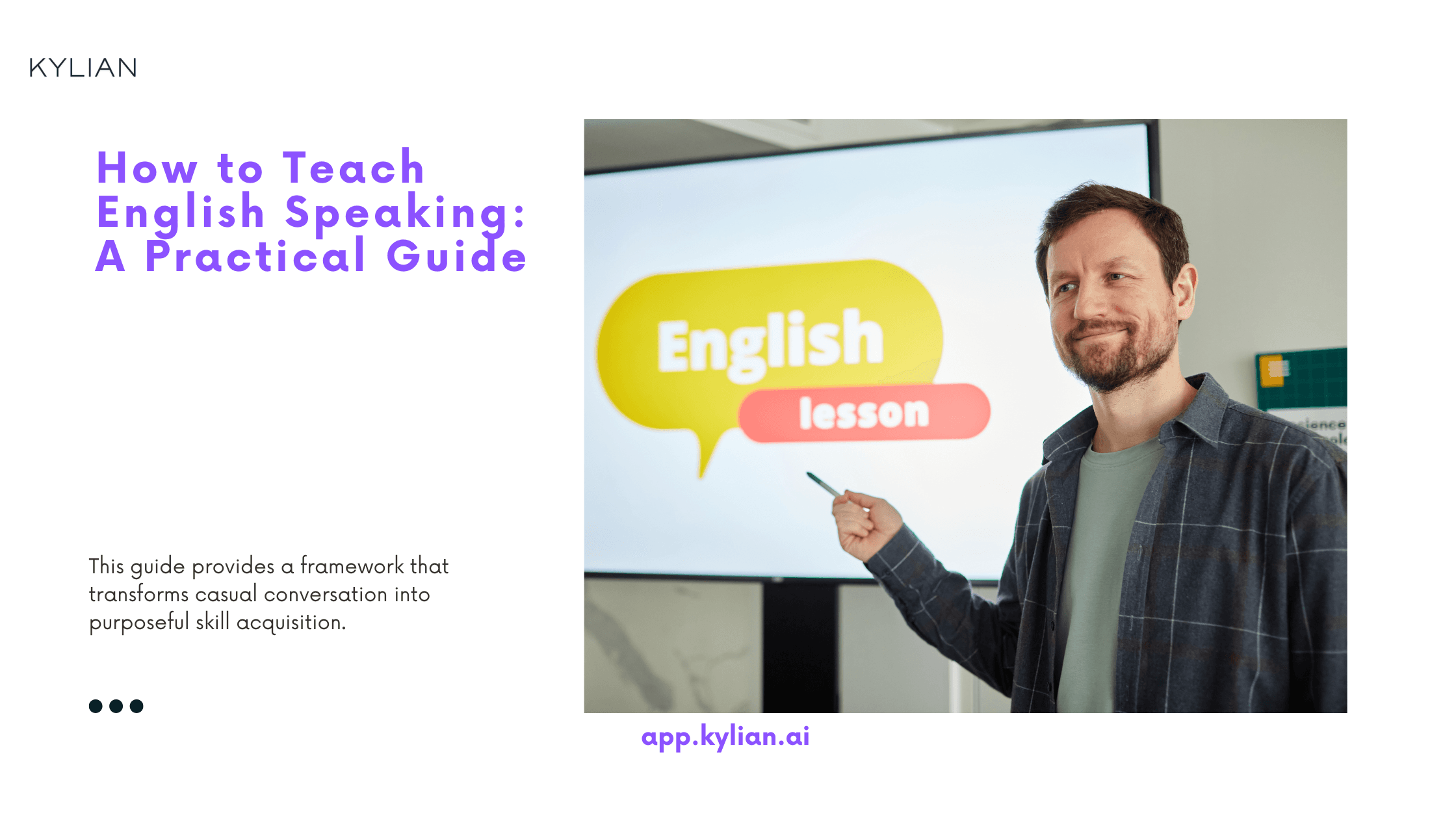 How to Teach English Speaking: A Practical Guide