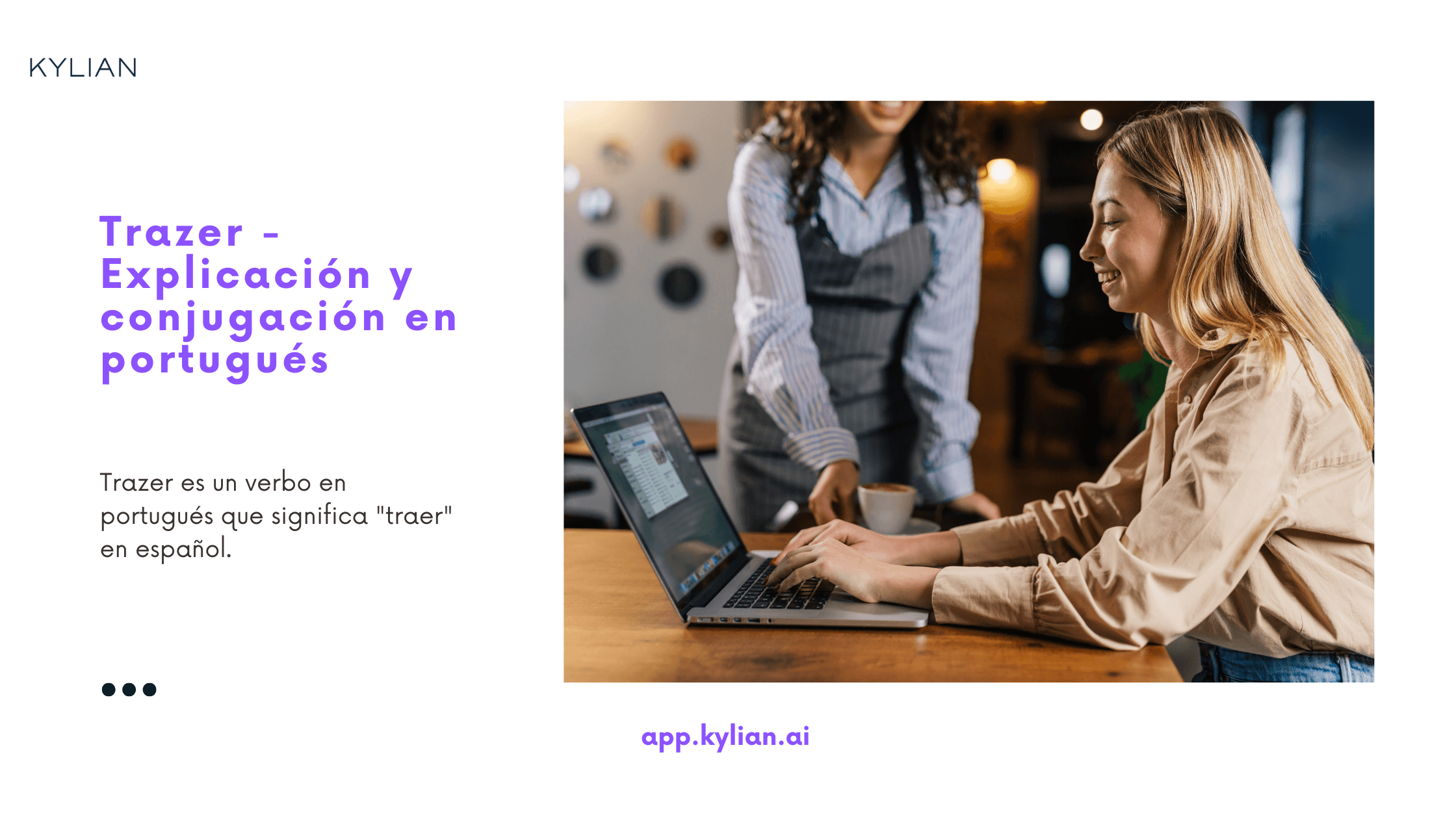 Trazer - Explicación y conjugación en portugués