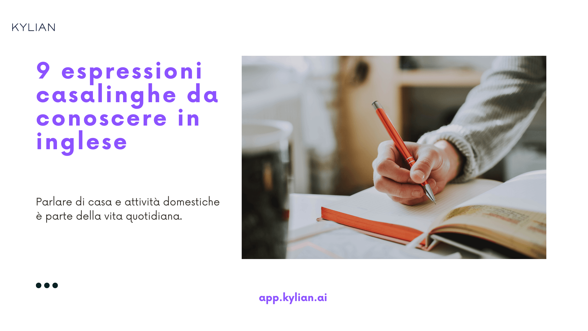 9 espressioni casalinghe da conoscere in inglese