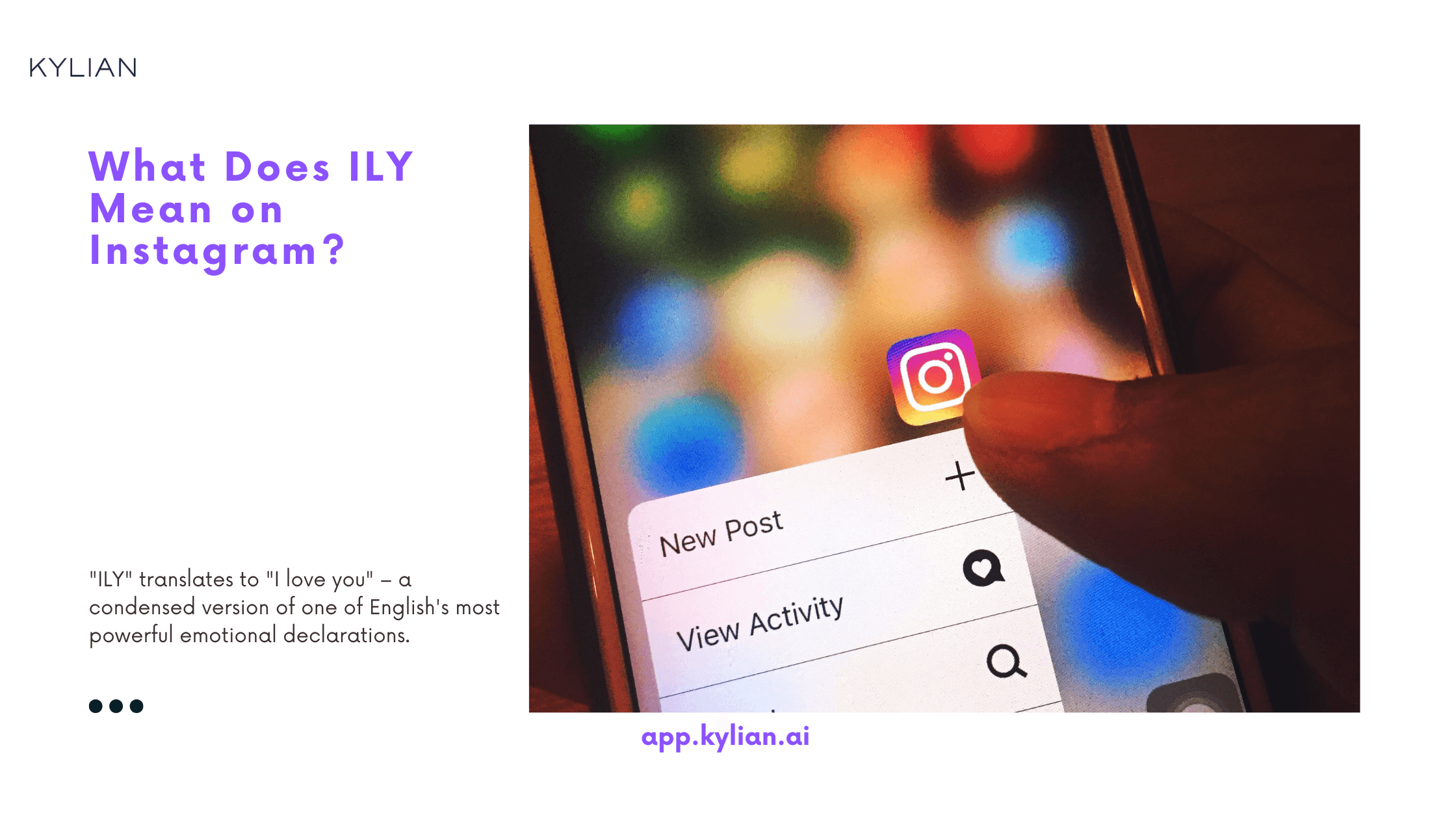 What Does ILY Mean on Instagram?