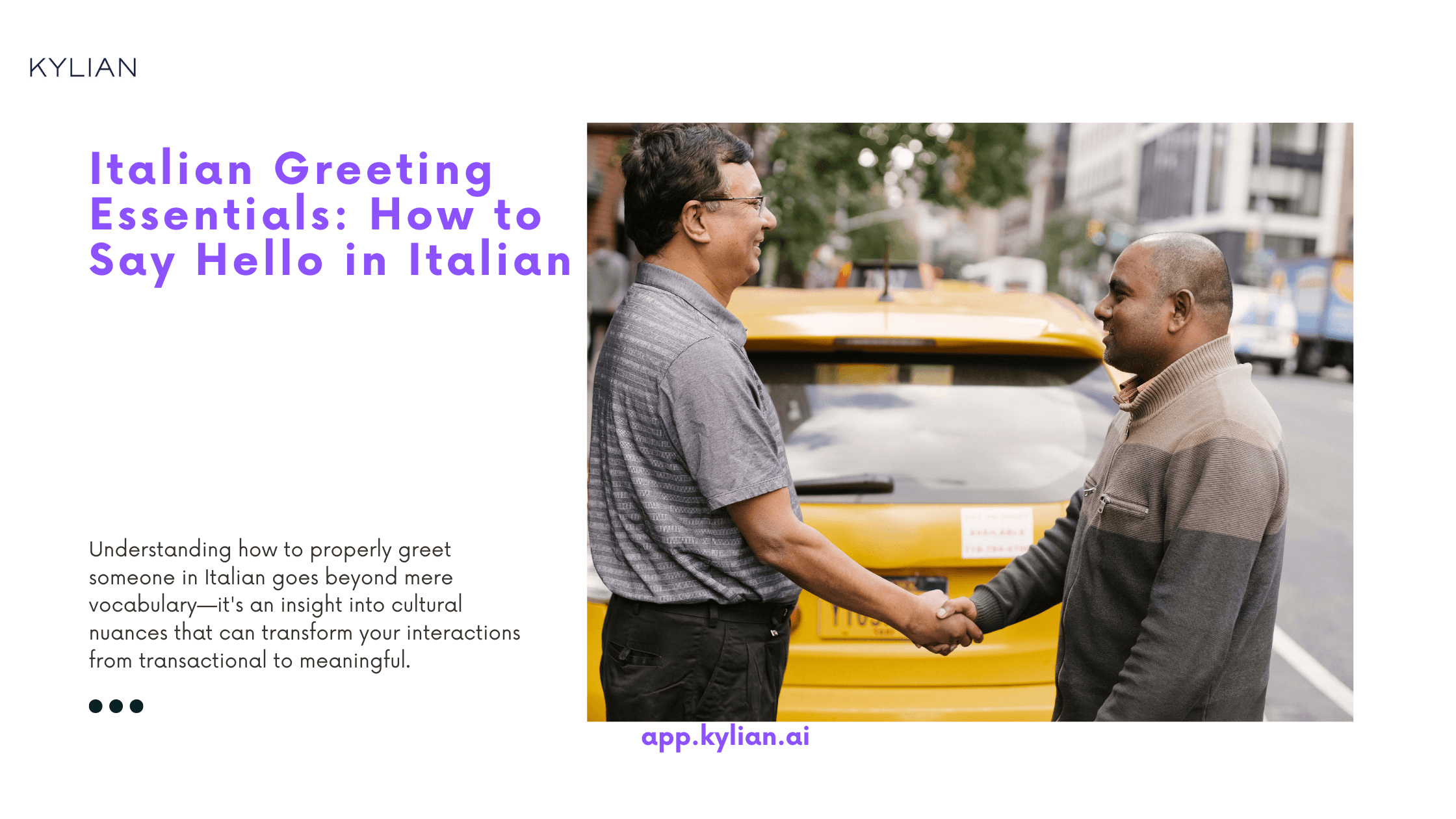 Italian Greeting Essentials: How to Say Hello in Italian