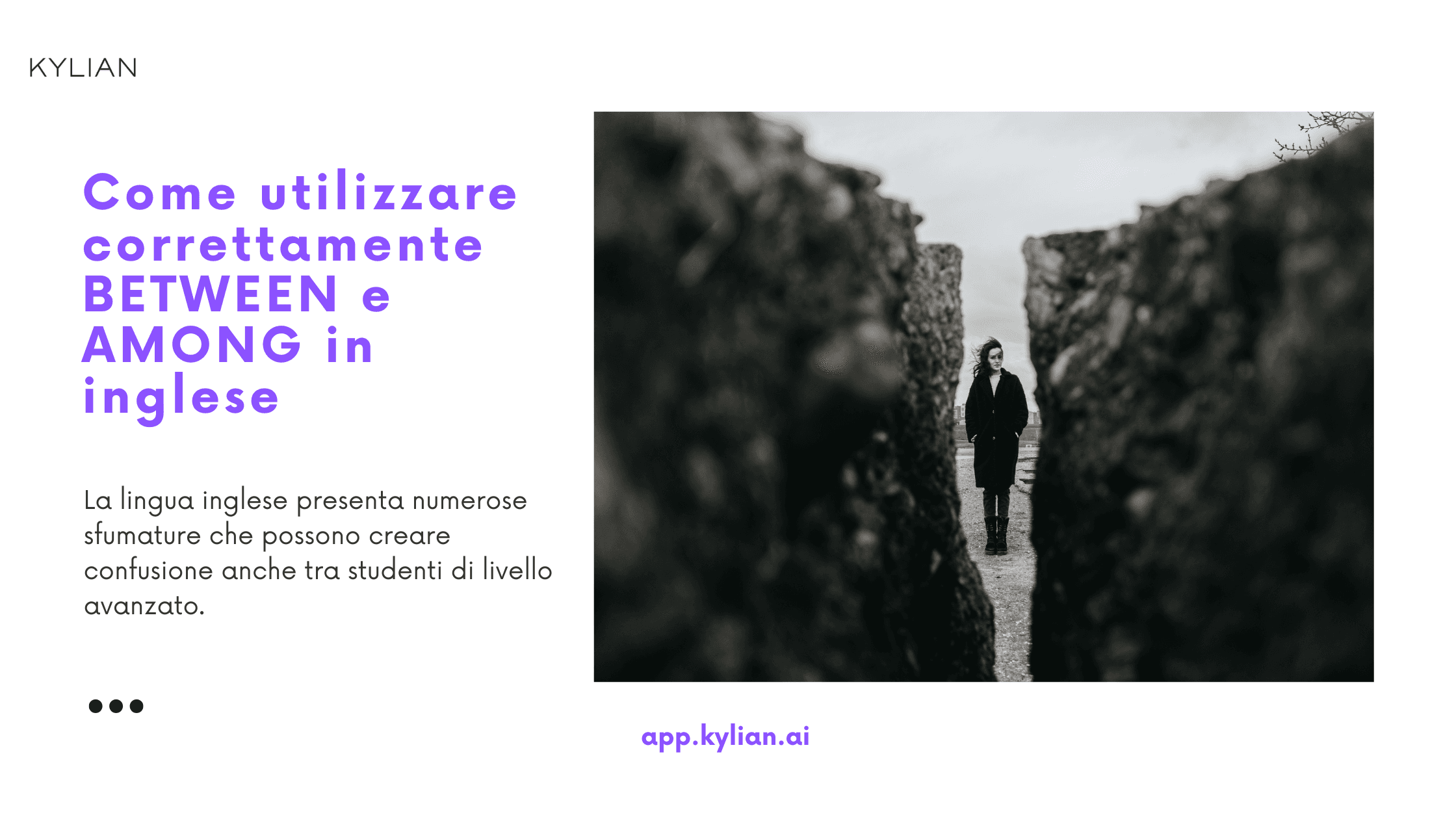 Come utilizzare correttamente BETWEEN e AMONG in inglese