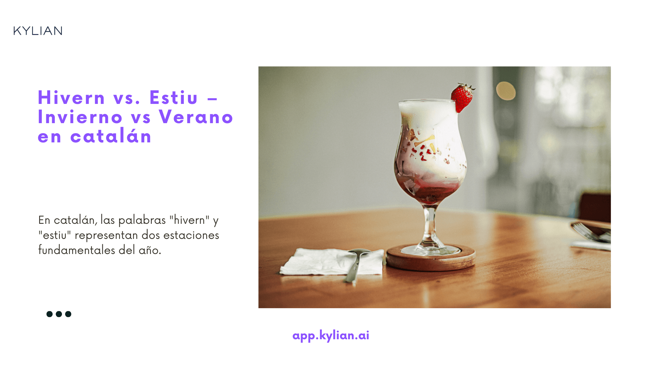 Hivern vs. Estiu – Invierno vs Verano en catalán