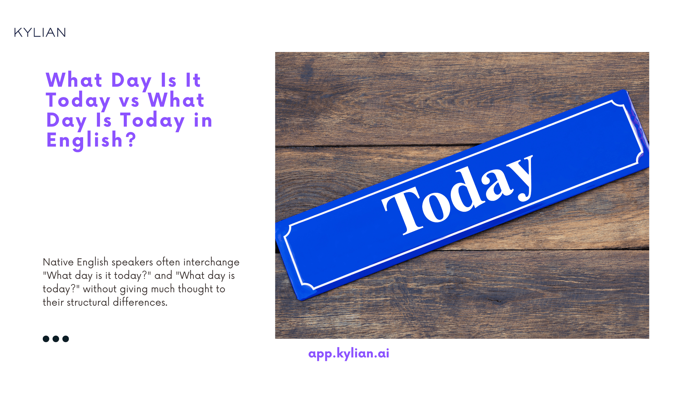 What Day Is It Today vs What Day Is Today in English?