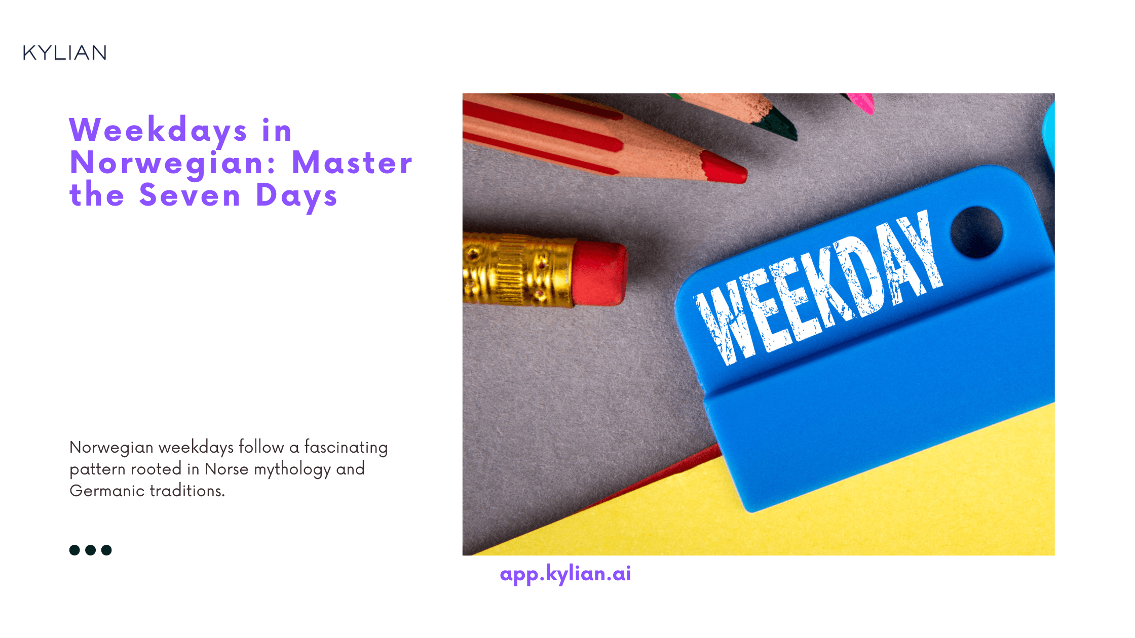 Weekdays in Norwegian: Master the Seven Days