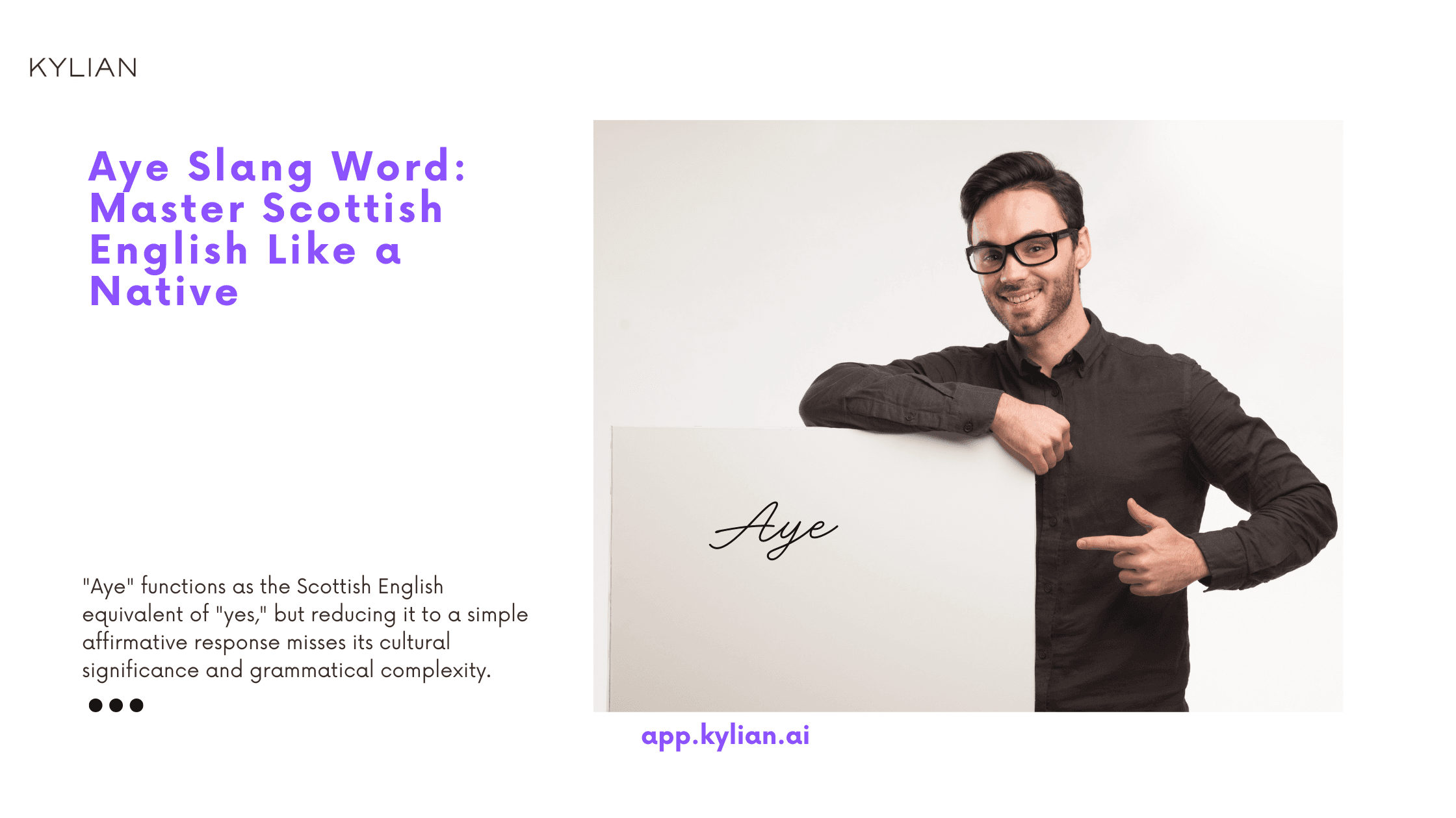Aye Slang Word: Master Scottish English Like a Native