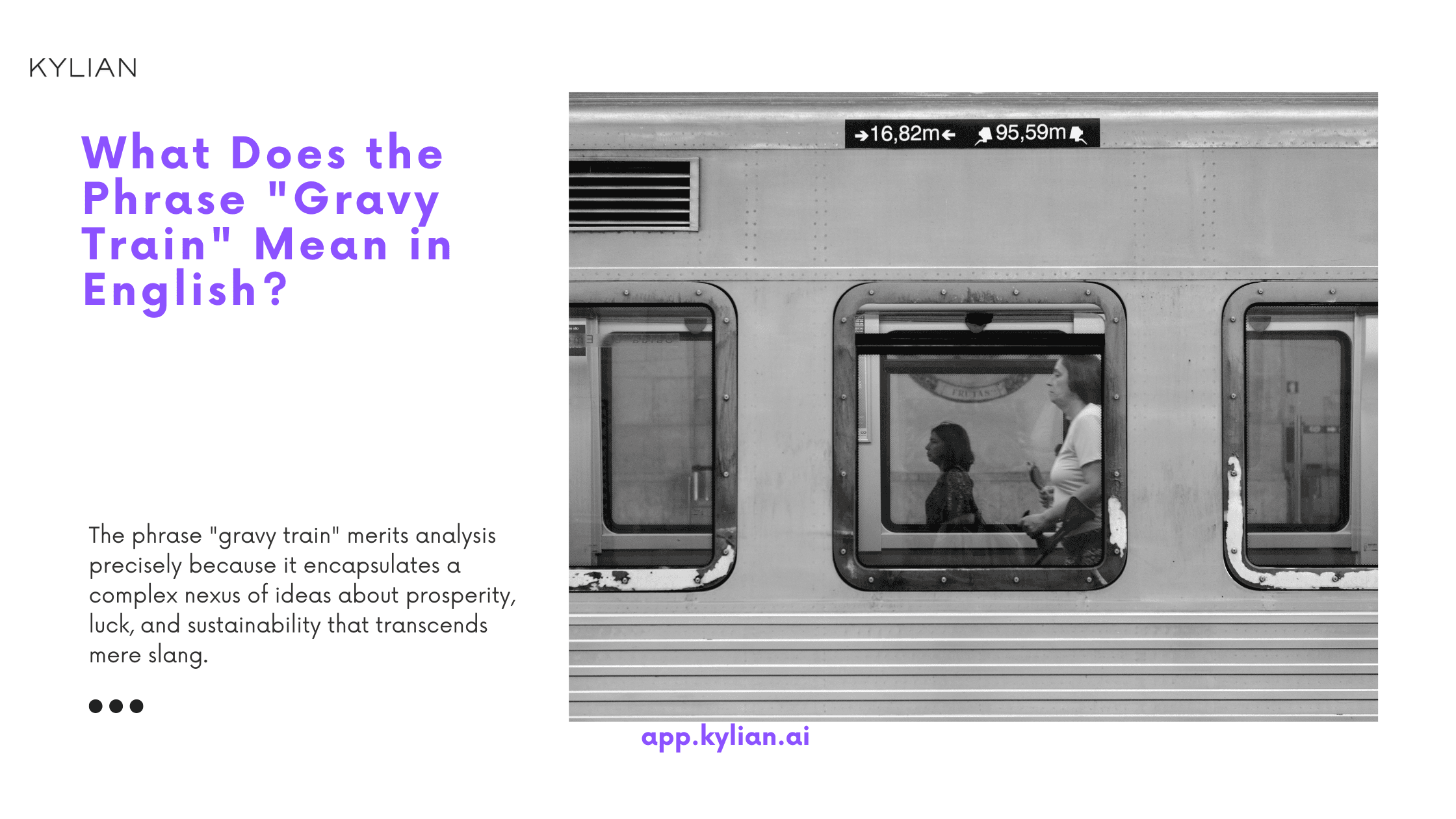 What Does the Phrase "Gravy Train" Mean in English?
