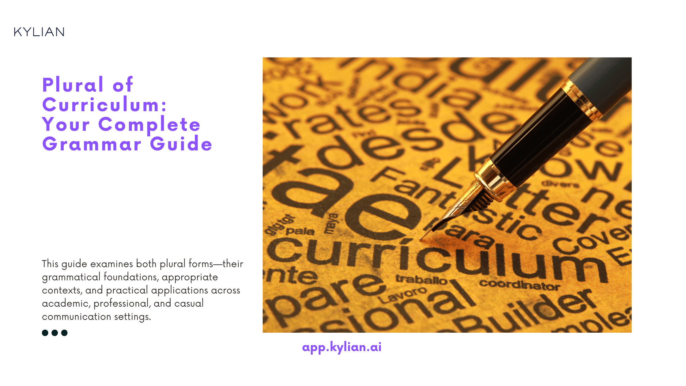 Plural of Curriculum: Your Complete Grammar Guide