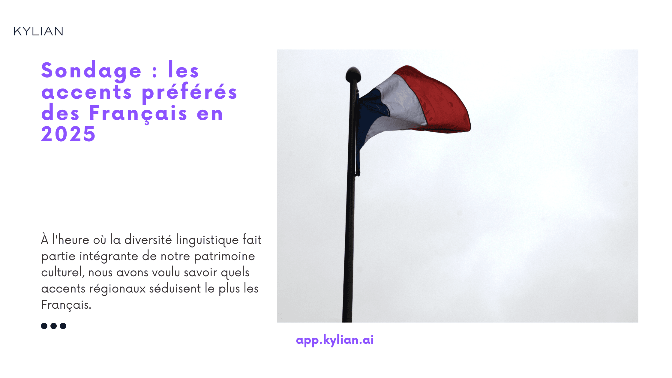 Sondage : les accents préférés des Français en 2025