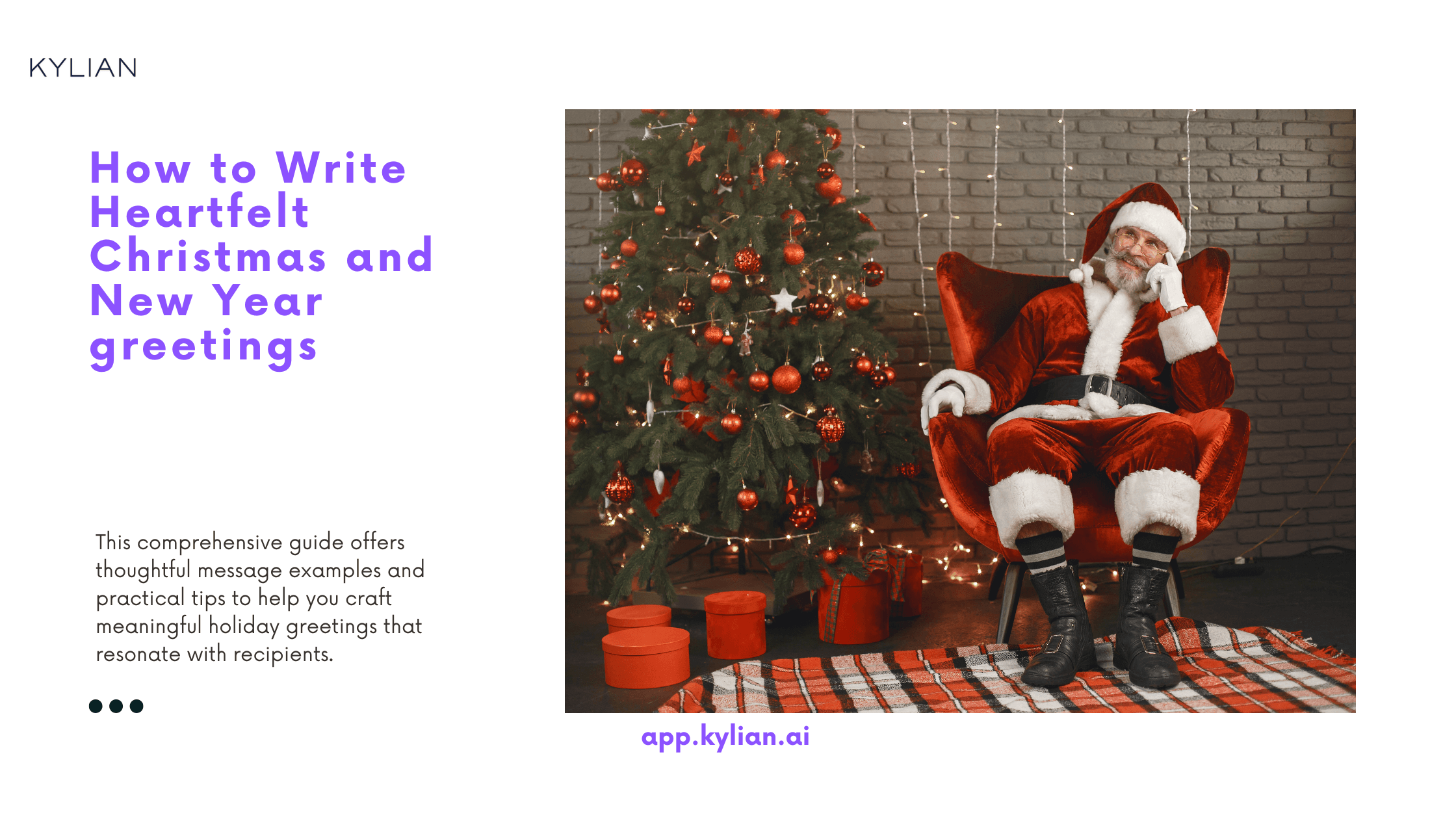 How to Write Heartfelt Christmas and New Year greetings