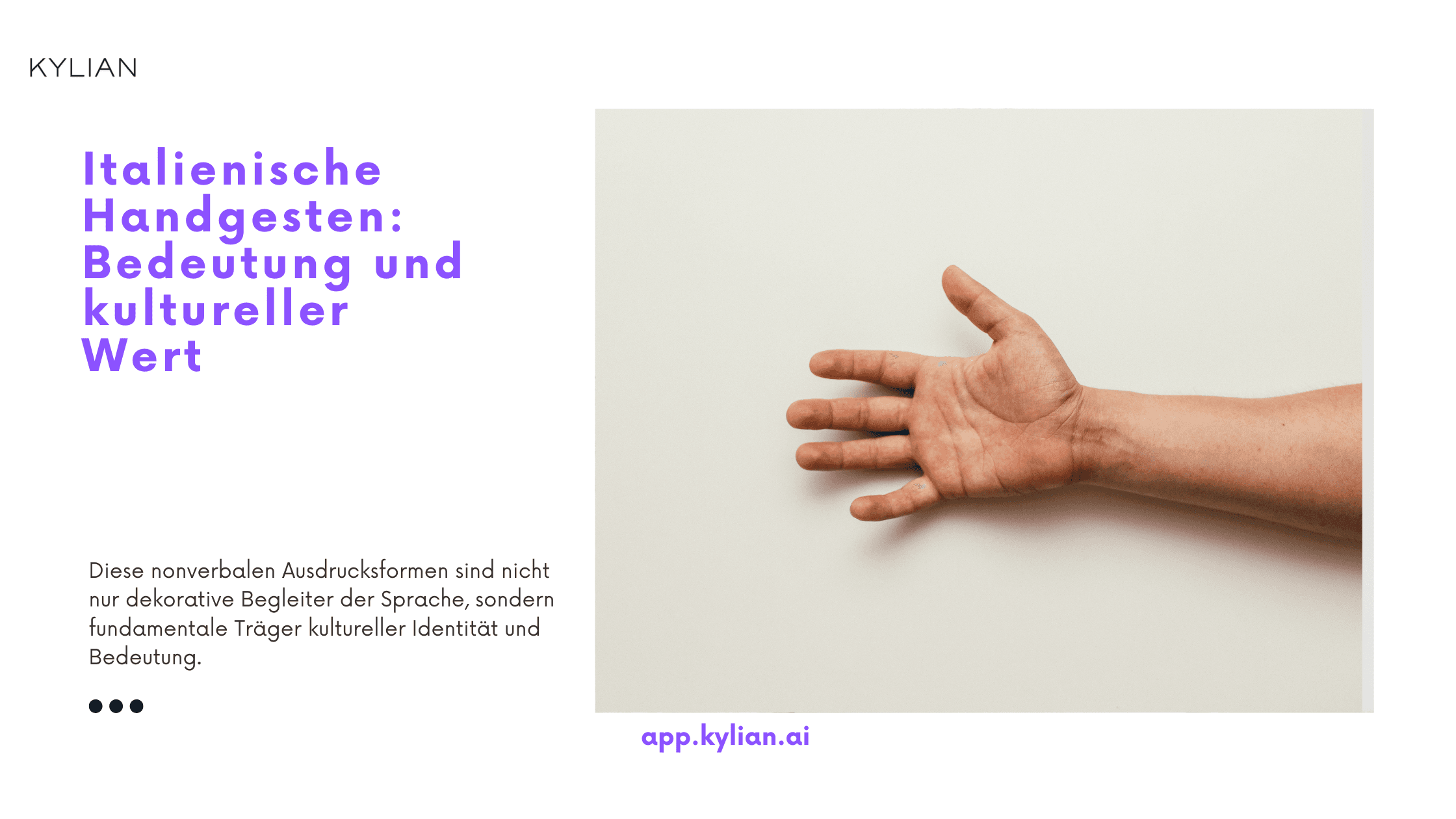 Italienische Handgesten: Bedeutung und kultureller Wert