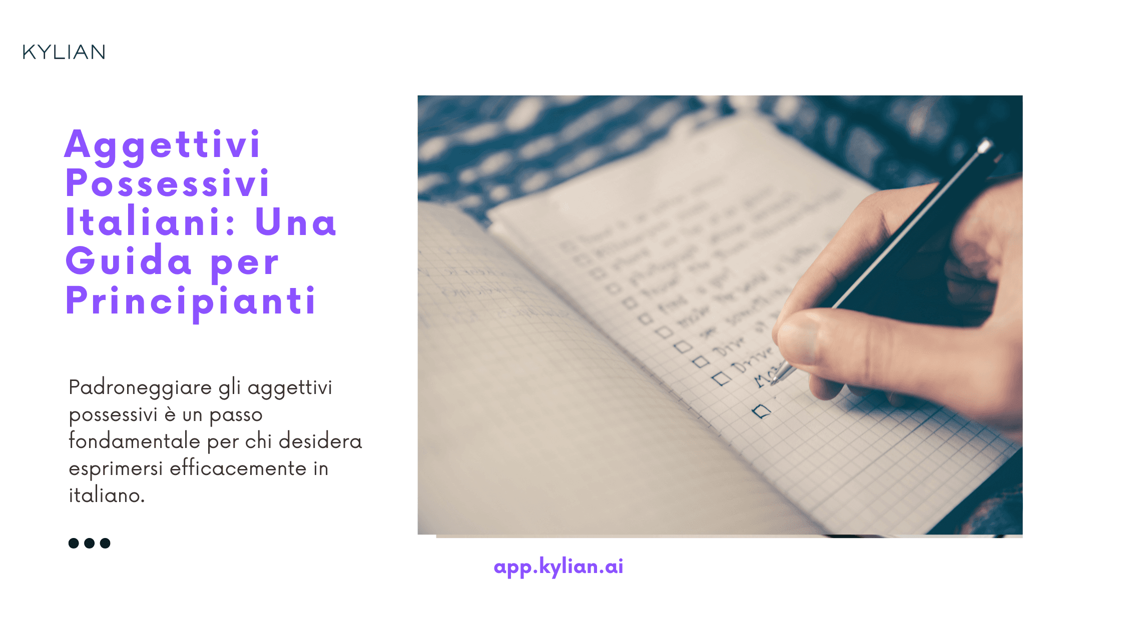 Aggettivi Possessivi Italiani: Una Guida per Principianti