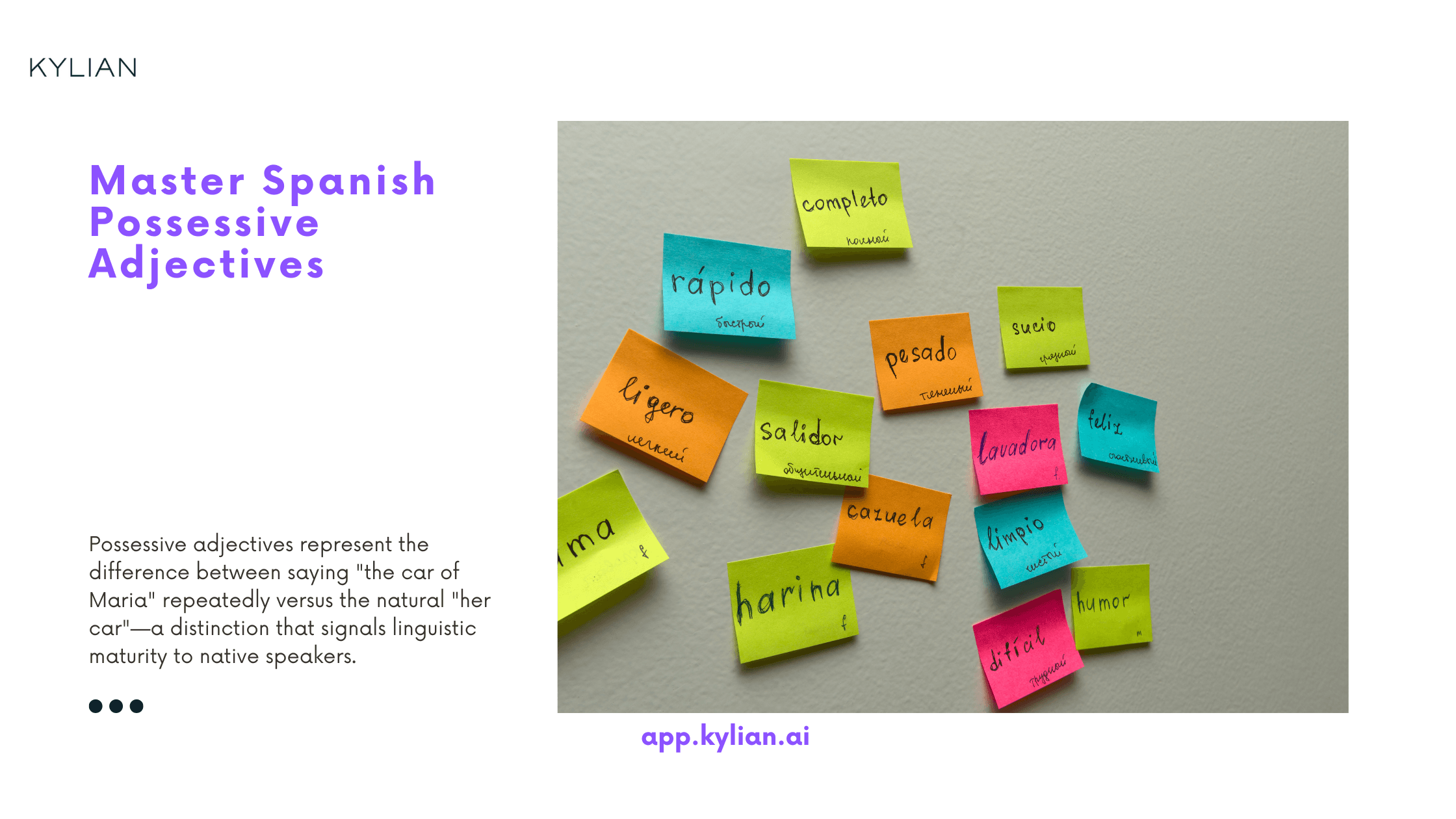 Master Spanish Possessive Adjectives