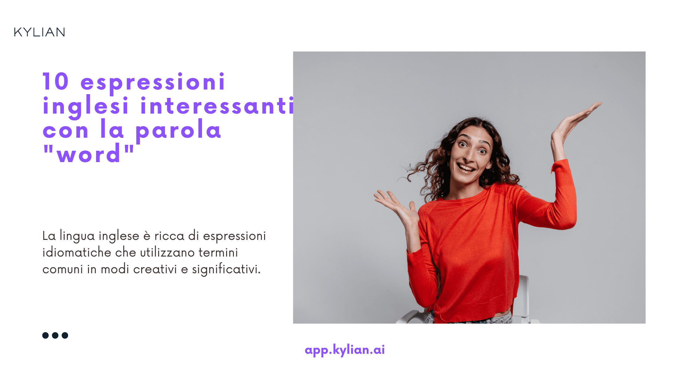 10 espressioni inglesi interessanti con la parola "word"