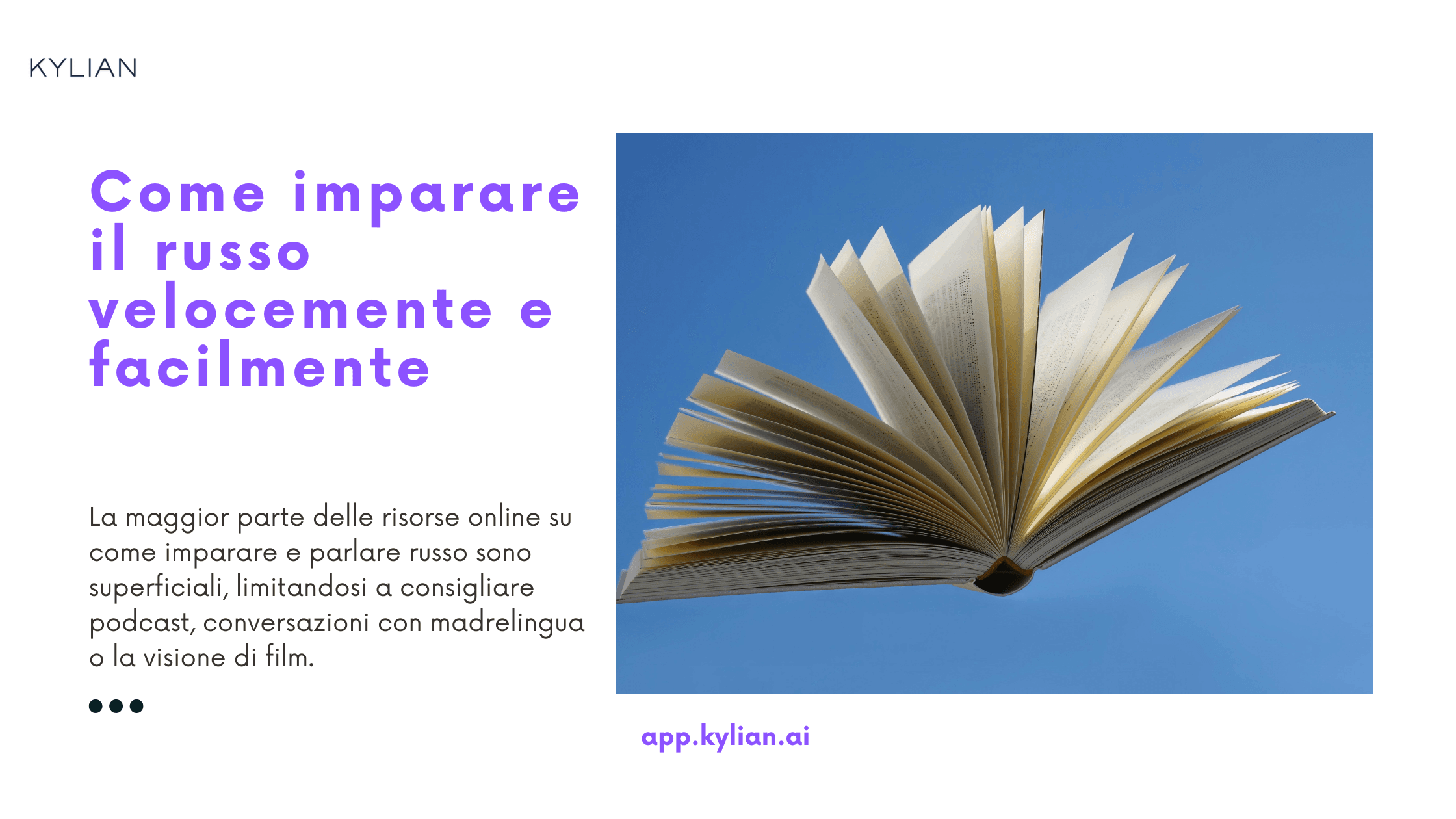 Come imparare il russo velocemente e facilmente