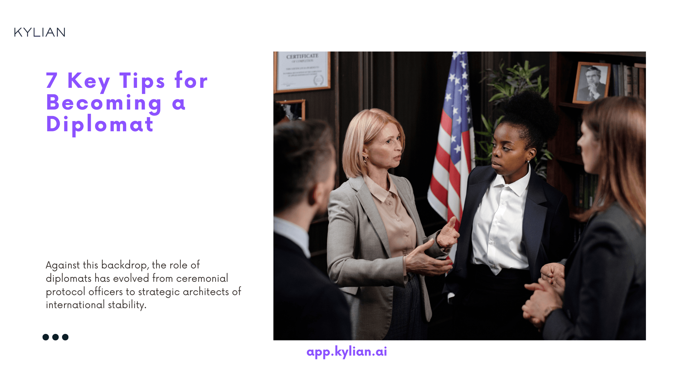 7 Key Tips for Becoming a Diplomat