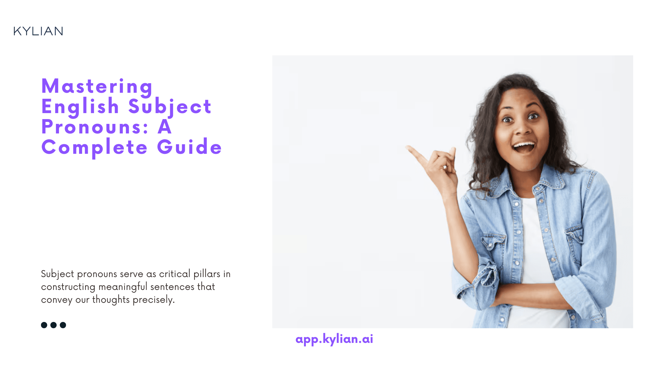 Mastering English Subject Pronouns: A Complete Guide