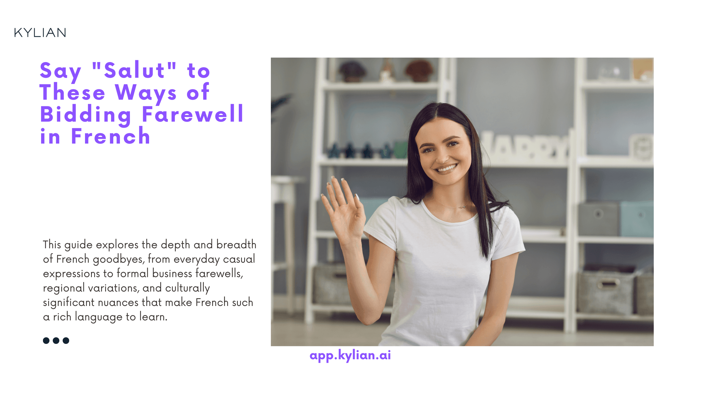 Say "Salut" to These Ways of Bidding Farewell in French