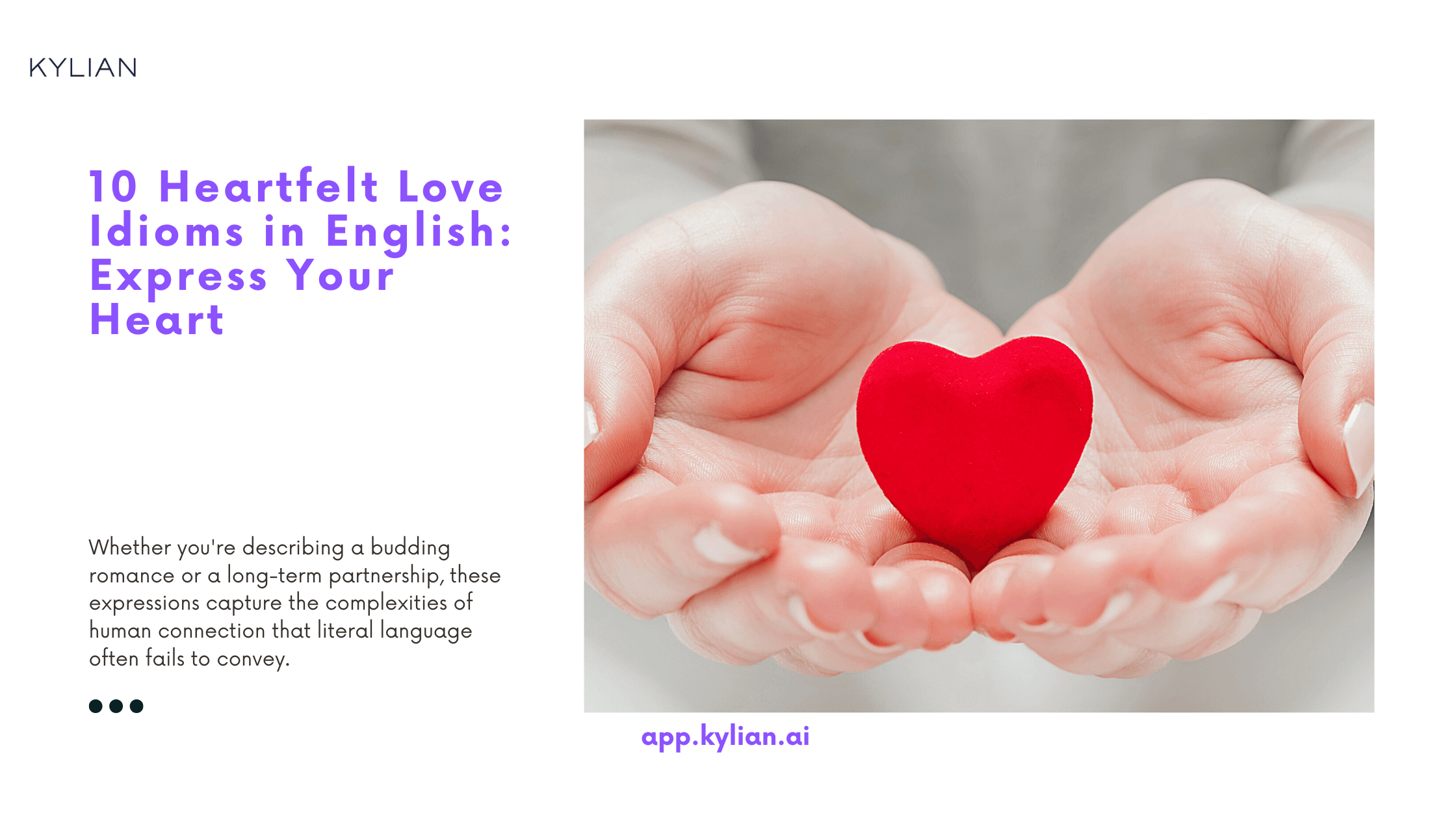 10 Heartfelt Love Idioms in English: Express Your Heart