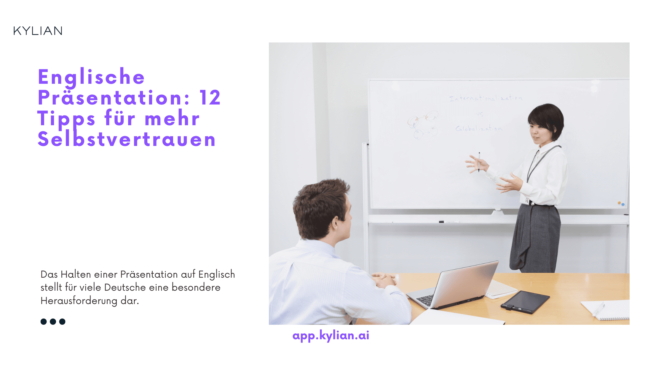 Englische Präsentation: 12 Tipps für mehr Selbstvertrauen