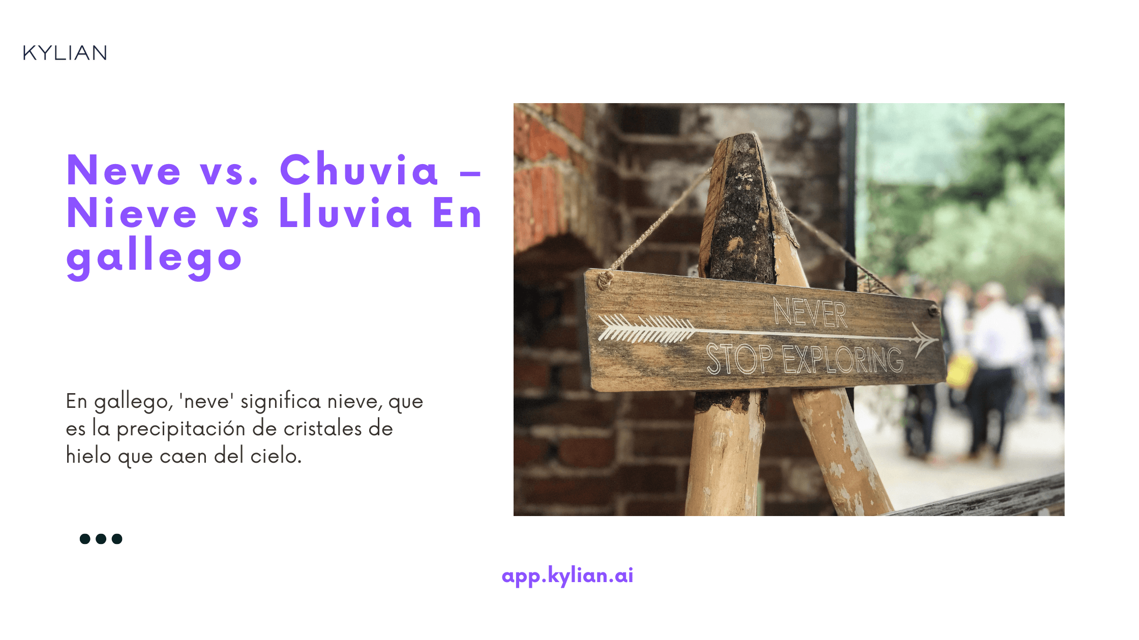 Neve vs. Chuvia – Nieve vs Lluvia En gallego