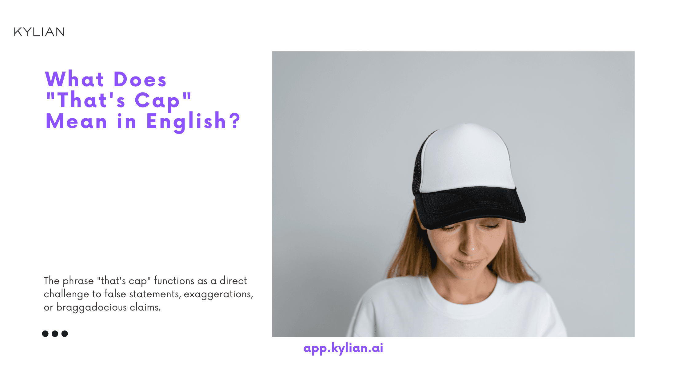 What Does "That's Cap" Mean in English?