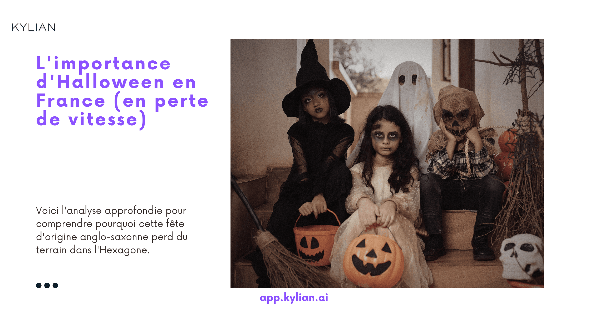 L'importance d'Halloween en France (en perte de vitesse)