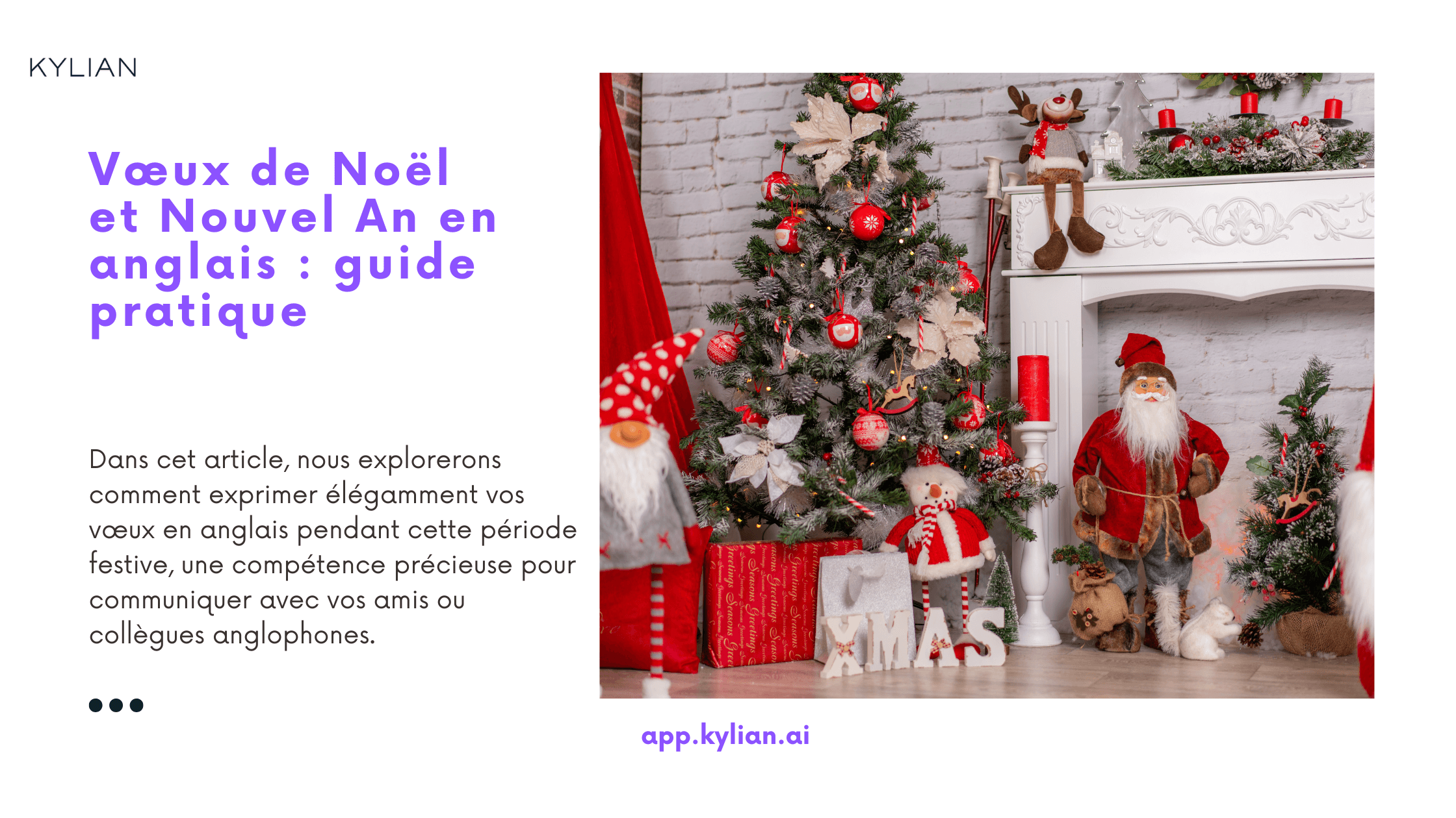 Vœux de Noël et Nouvel An en anglais : guide pratique