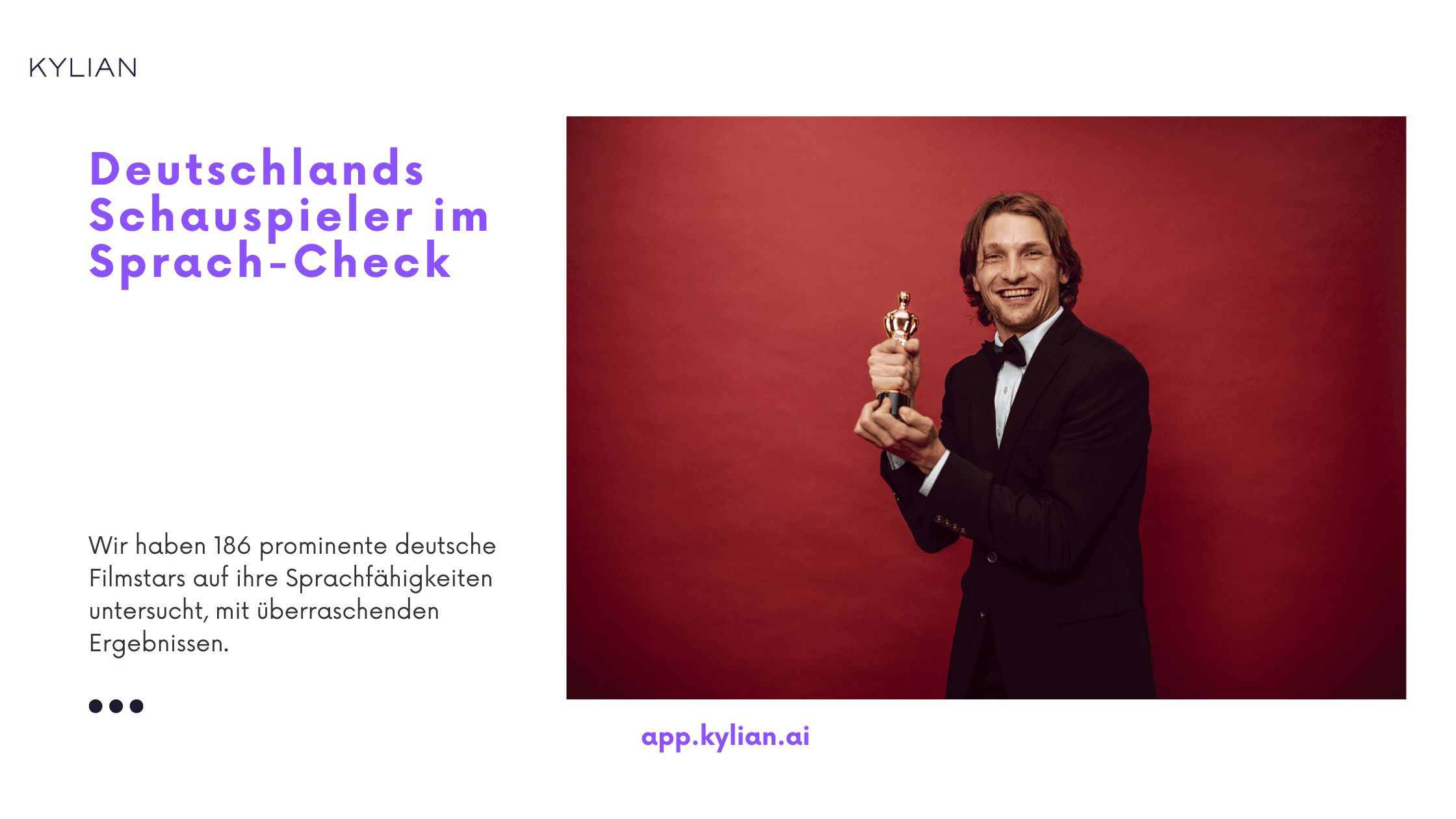 Deutschlands Schauspieler im Sprach-Check