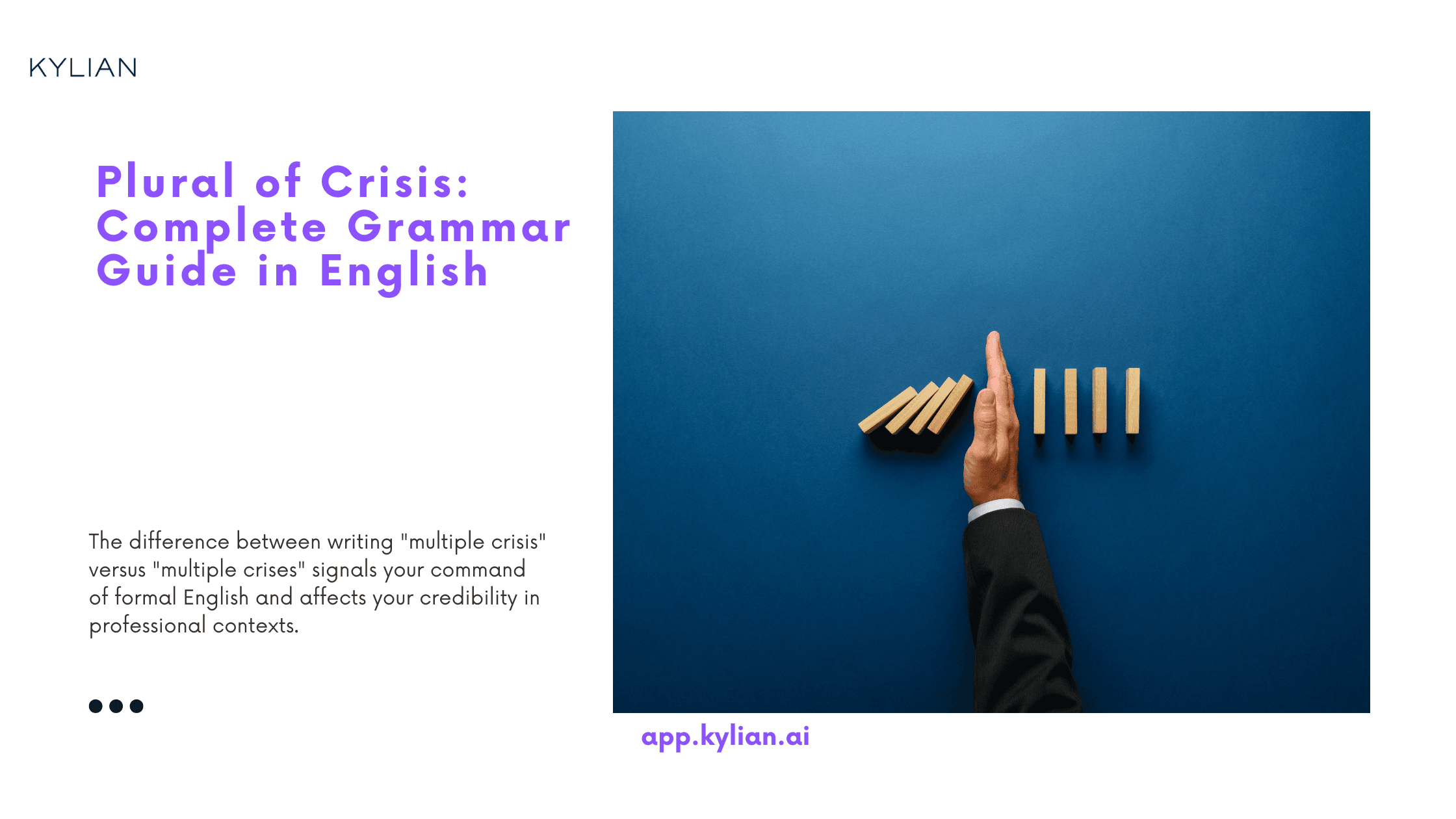 Plural of Crisis: Complete Grammar Guide in English