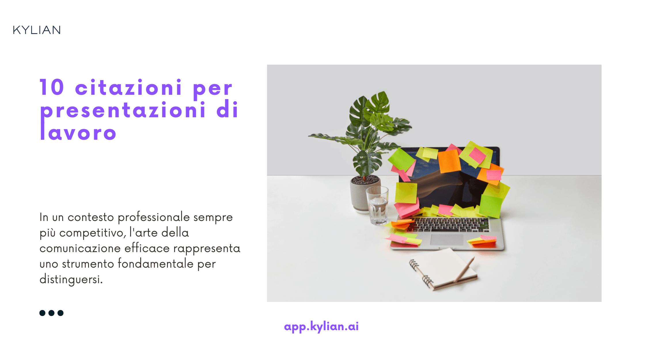 10 citazioni per presentazioni di lavoro