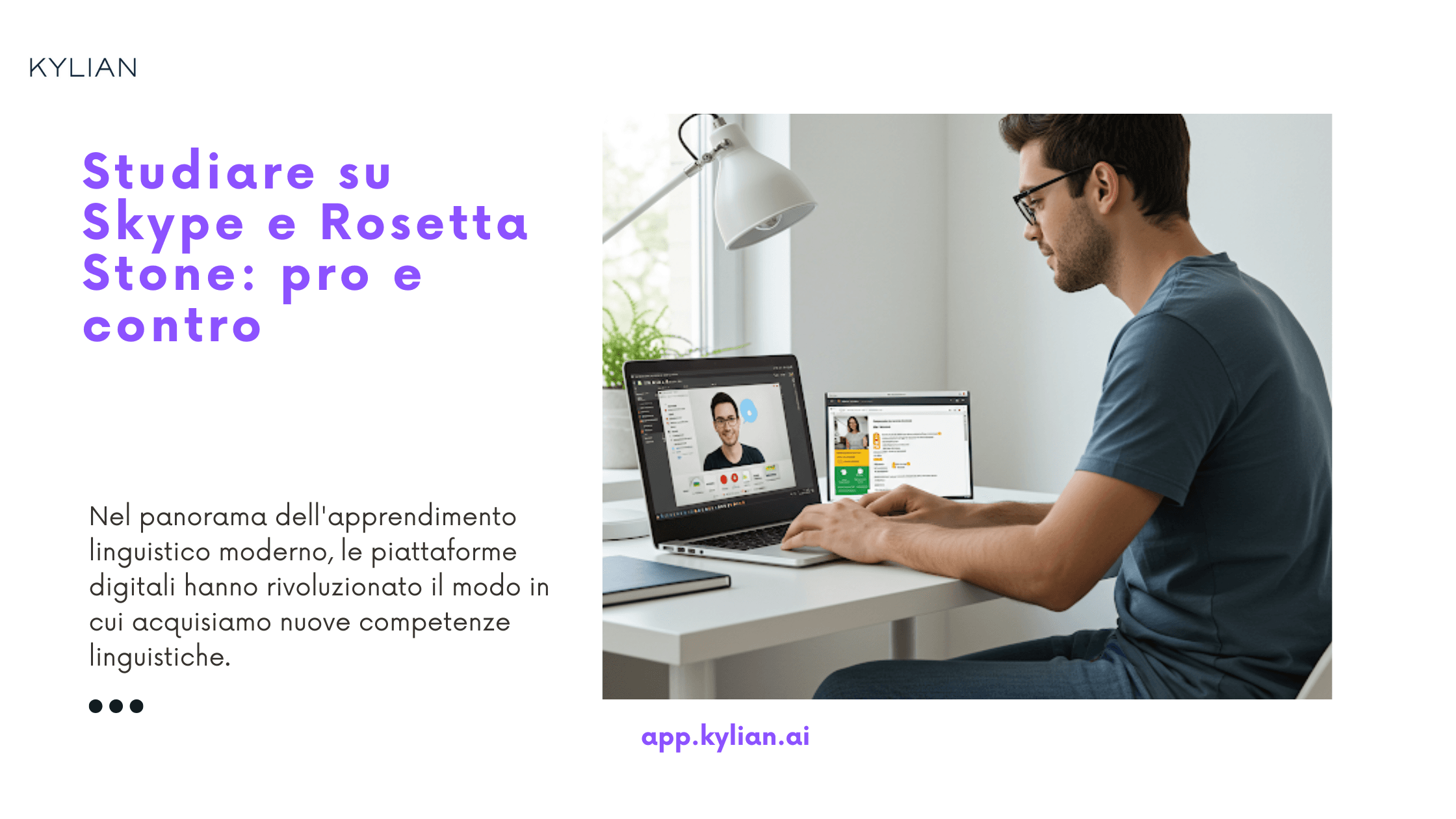 Studiare su Skype e Rosetta Stone: pro e contro