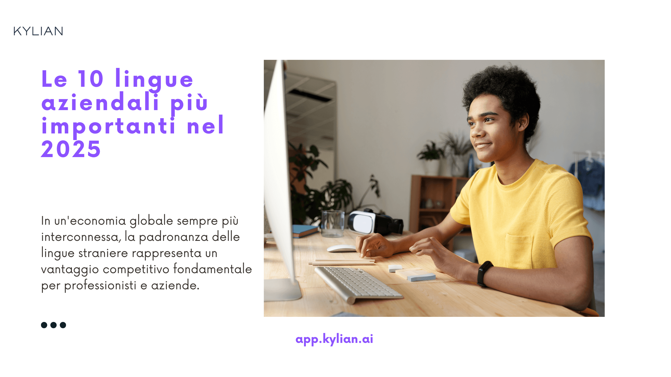Le 10 lingue aziendali più importanti nel 2025