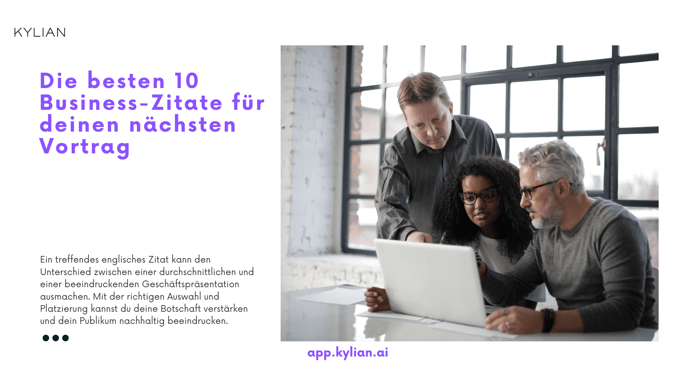Die besten 10 Business-Zitate für deinen nächsten Vortrag