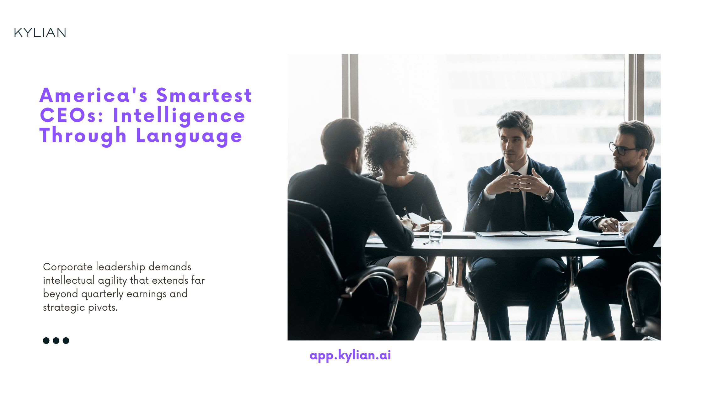 America's Smartest CEOs: Intelligence Through Language