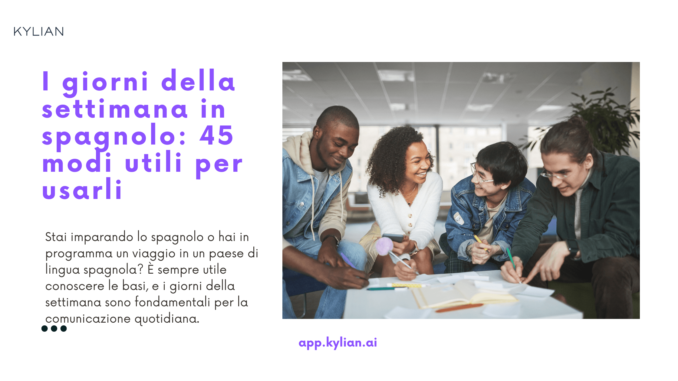 I giorni della settimana in spagnolo: 45 modi utili per usarli