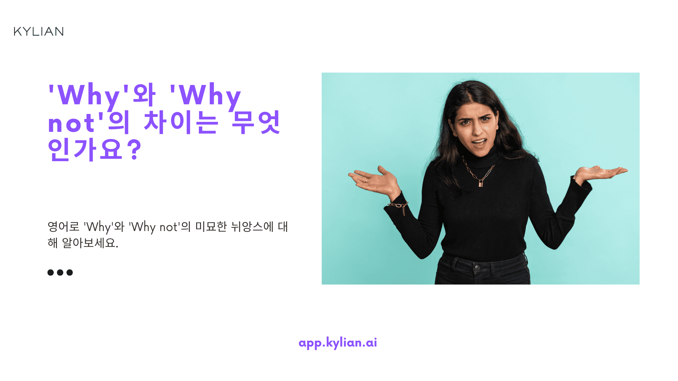 'Why'와 'Why not'의 차이점은 무엇일까요?