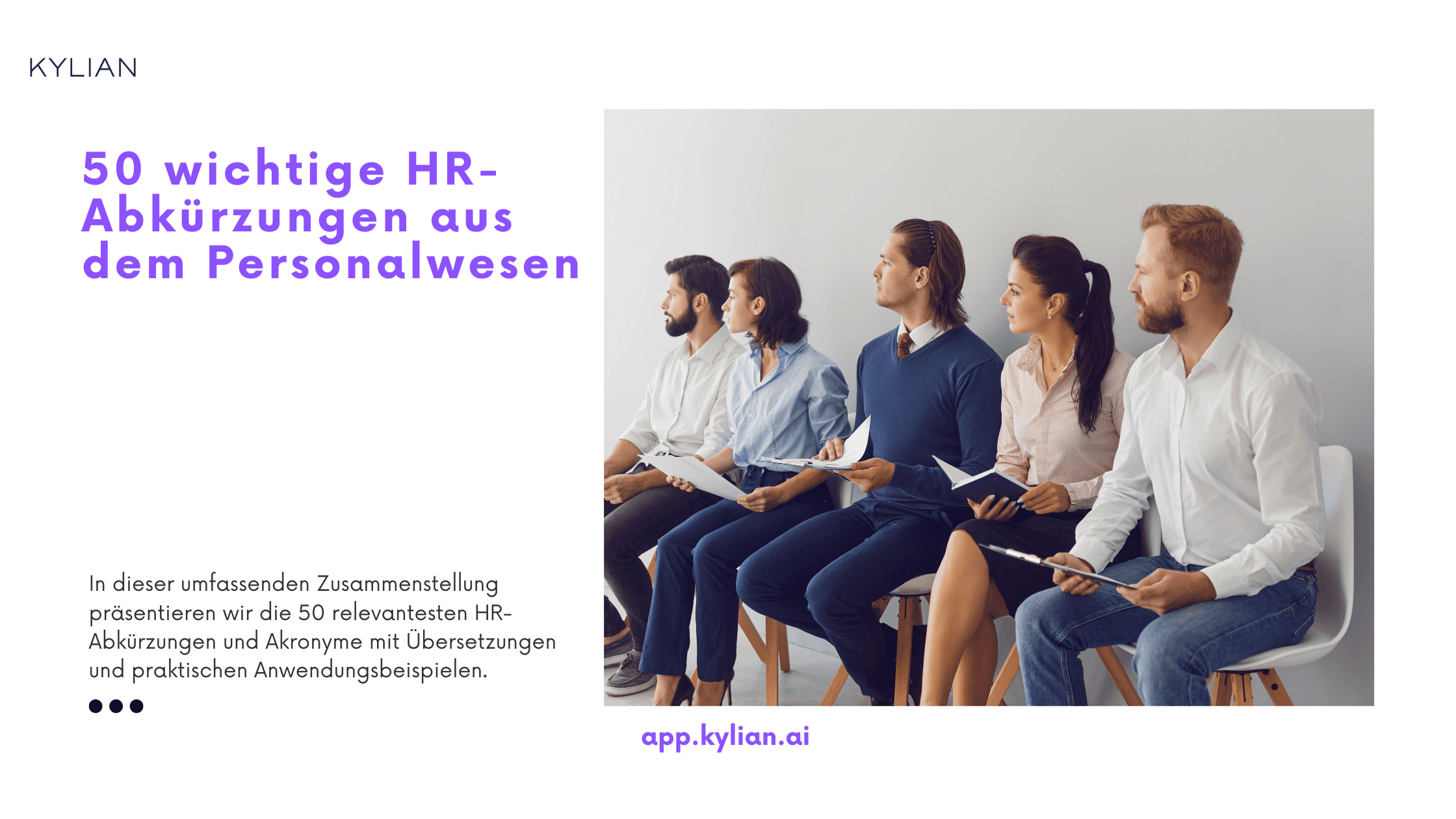 50 wichtige HR-Abkürzungen aus dem Personalwesen