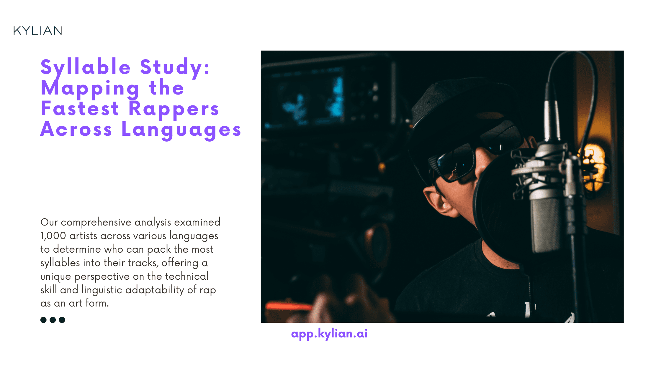 Syllable Study: Mapping the Fastest Rappers Across Languages