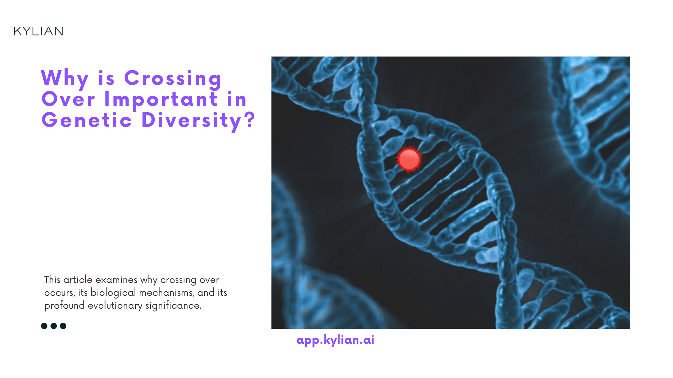 Why is Crossing Over Important in Genetic Diversity?