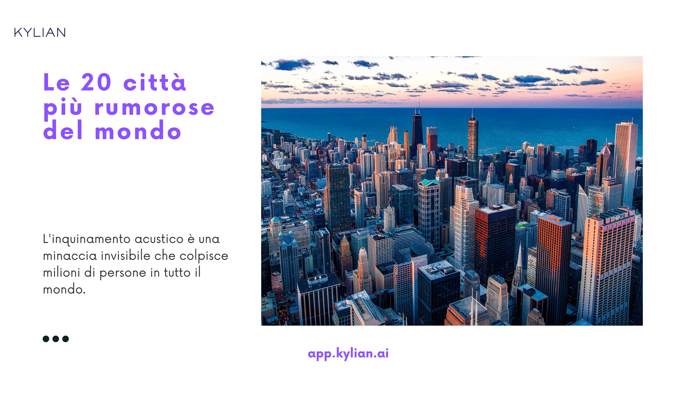 Le 20 città più rumorose del mondo