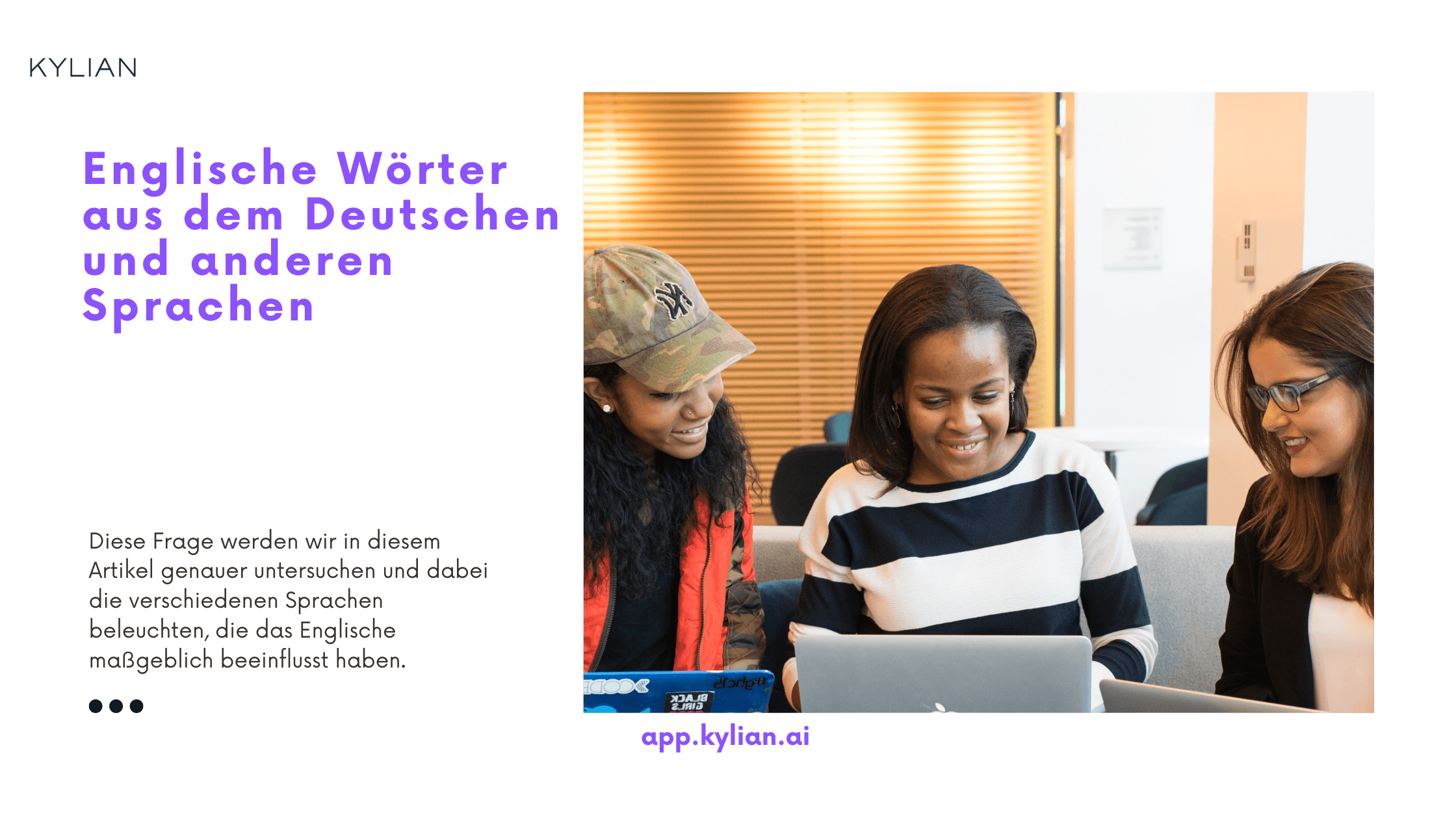 Englische Wörter aus dem Deutschen und anderen Sprachen