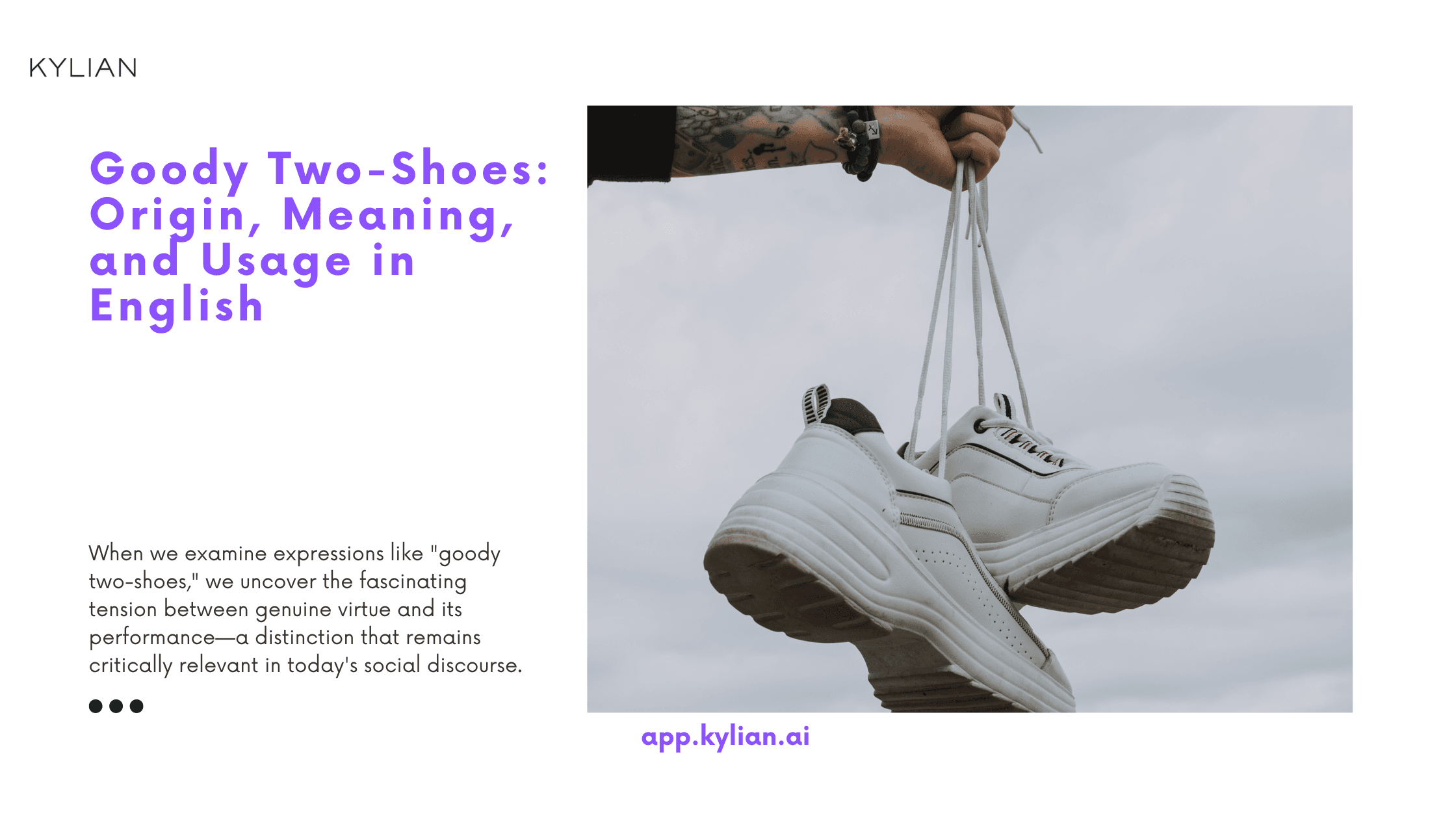 Goody Two-Shoes: Origin, Meaning, and Usage in English